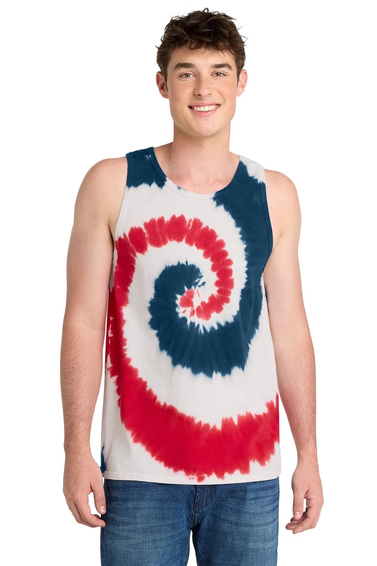 Port & Co™ Tie-Dye Tank Top #PC147TT Game Over Merch