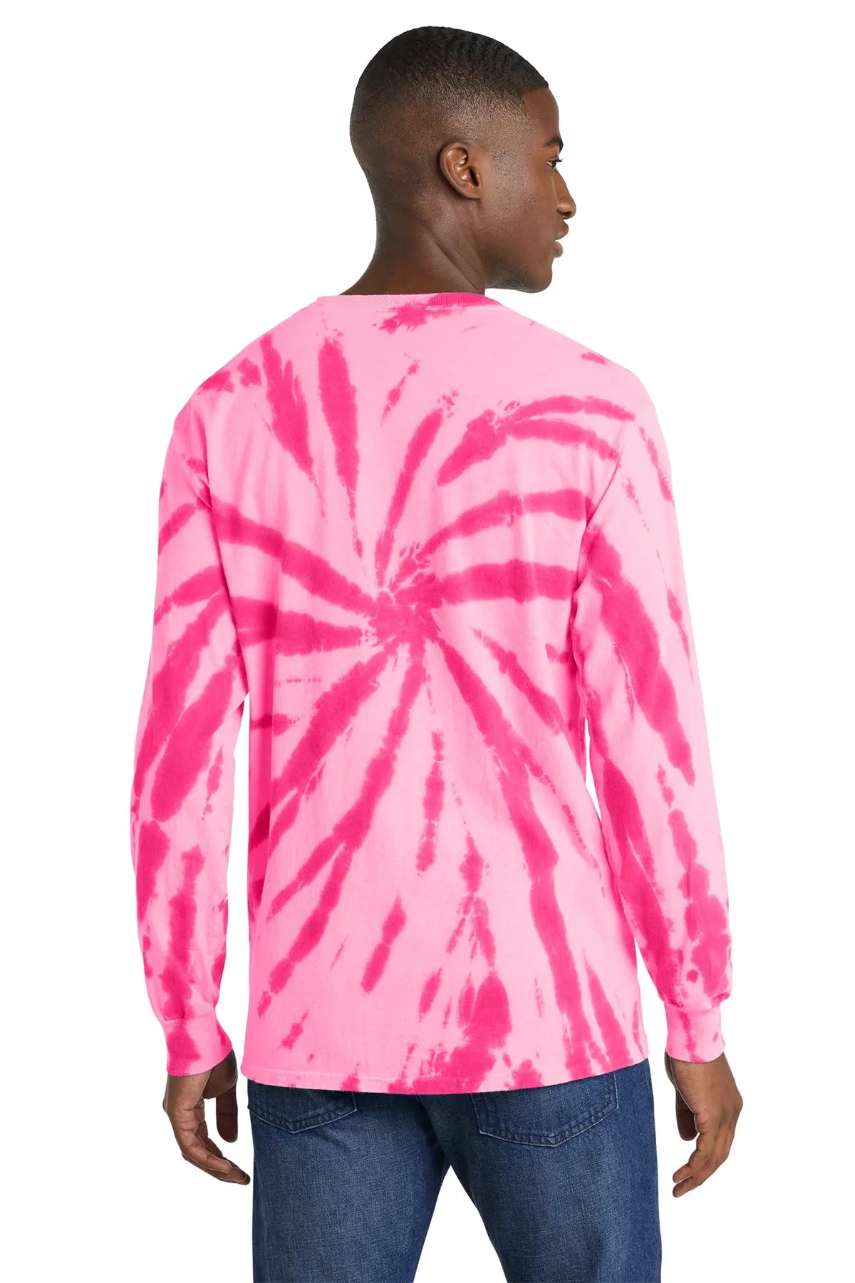 Port & Co™ Tie-Dye Long Sleeve Tee #PC147LS