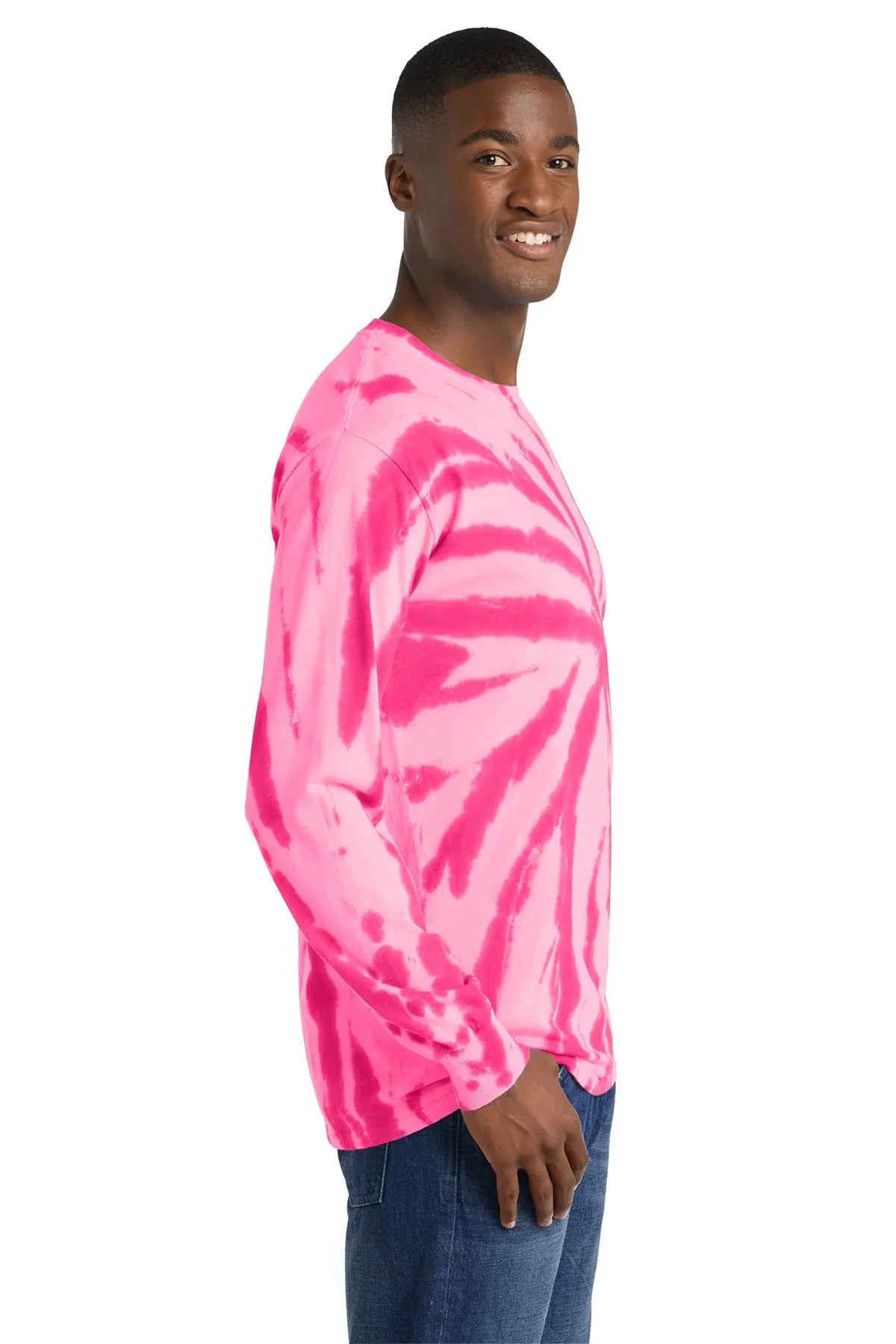 Port & Co™ Tie-Dye Long Sleeve Tee #PC147LS