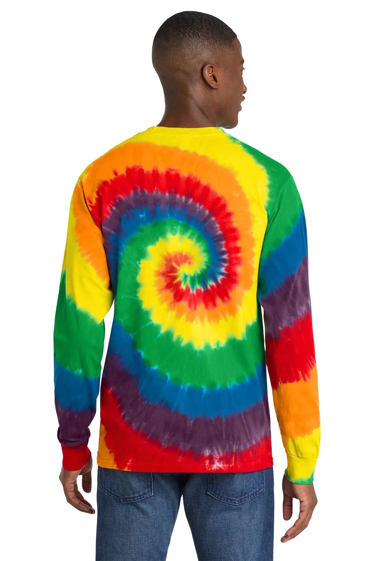 Port & Co™ Tie-Dye Long Sleeve Tee #PC147LS