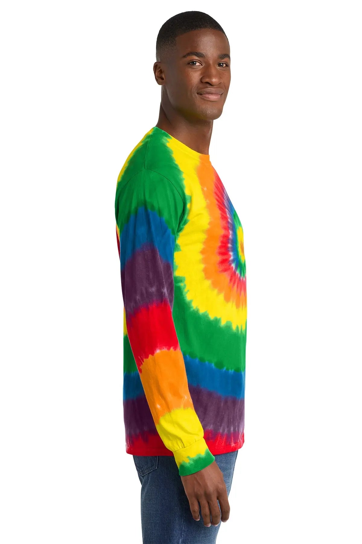 Port & Co™ Tie-Dye Long Sleeve Tee #PC147LS