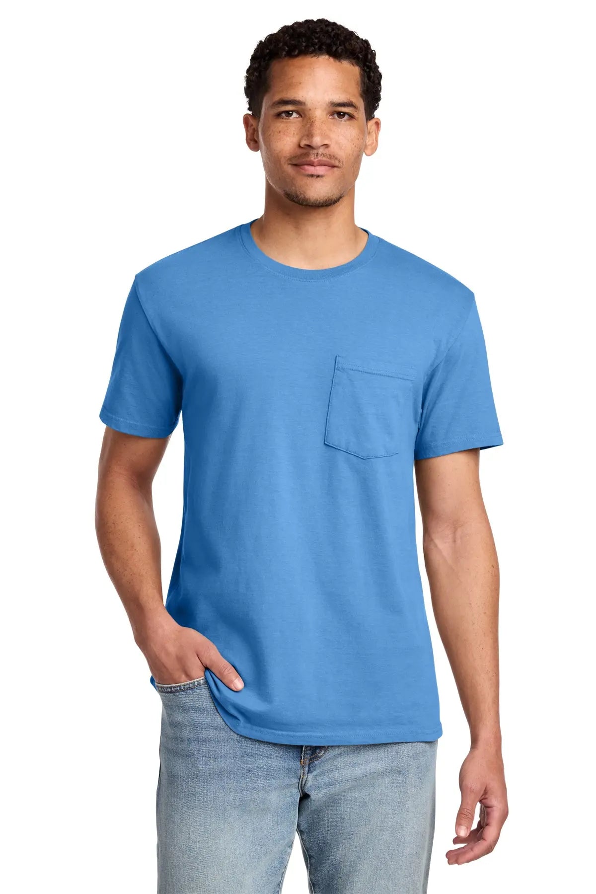 Port & Co™ Beach Wash® Garment-Dyed Pocket Tee #PC099P