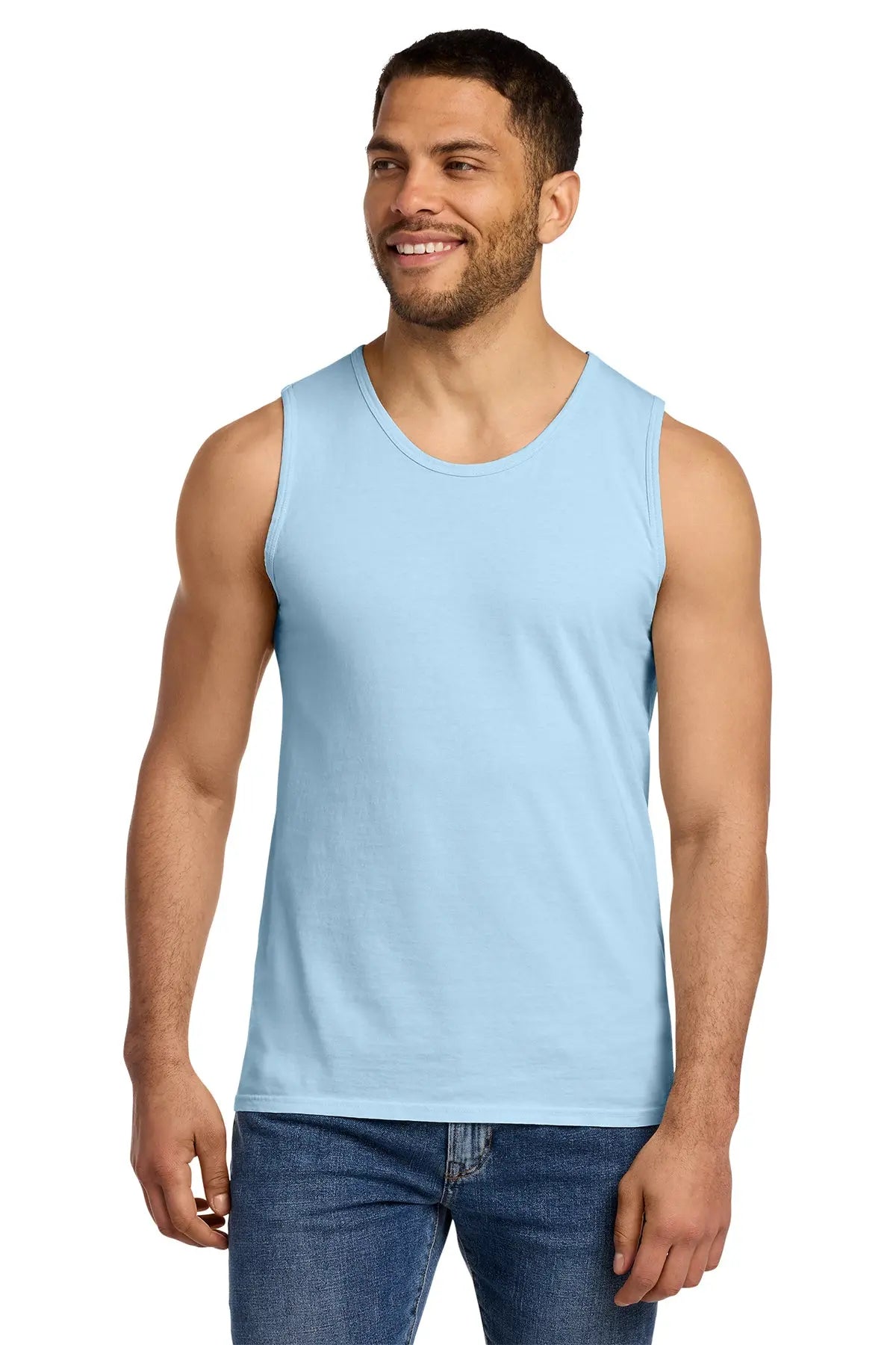 Port & Co™ Beach Wash® Garment-Dyed Tank Top #PC099TT Game Over Merch
