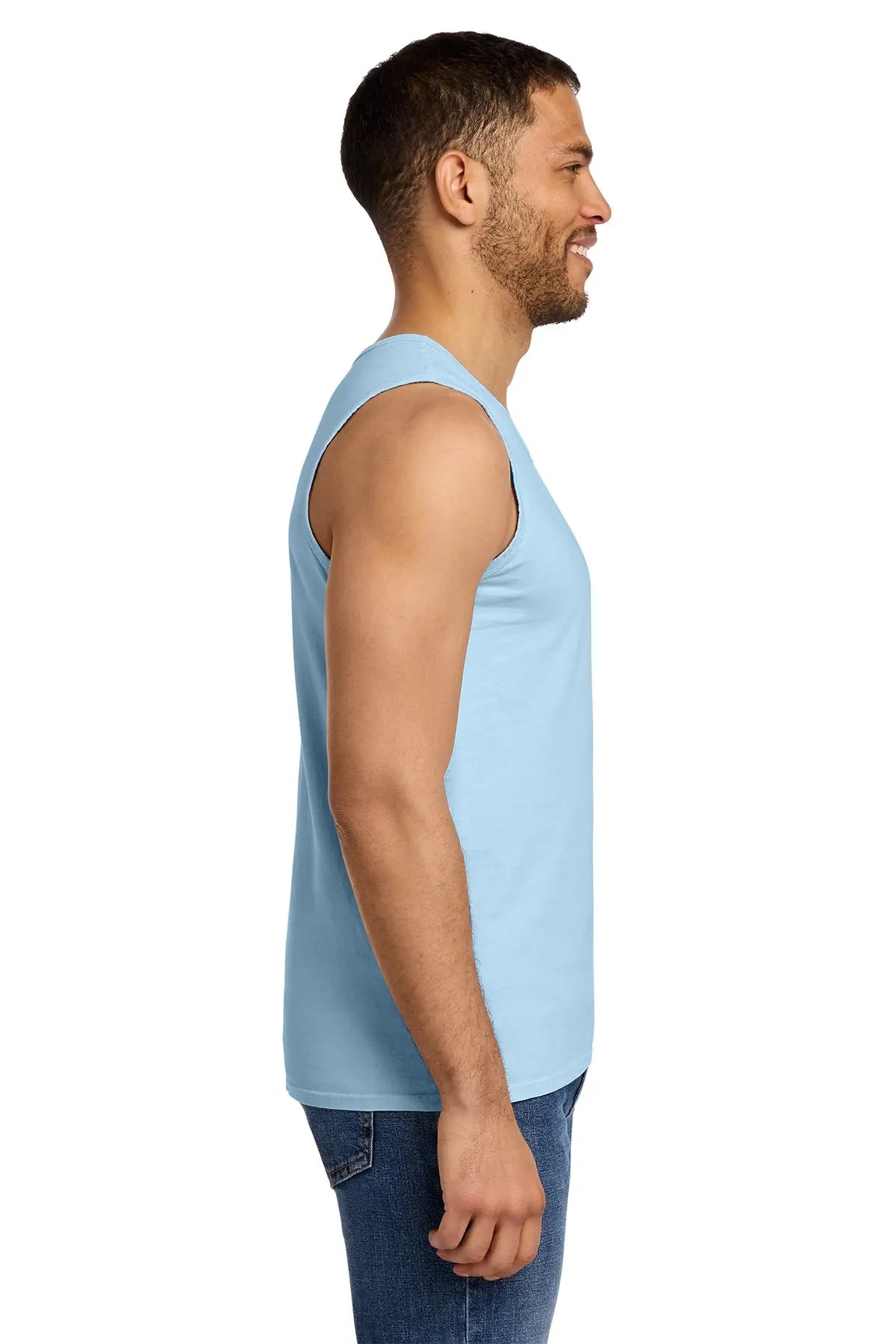 Port & Co™ Beach Wash® Garment-Dyed Tank Top #PC099TT Game Over Merch