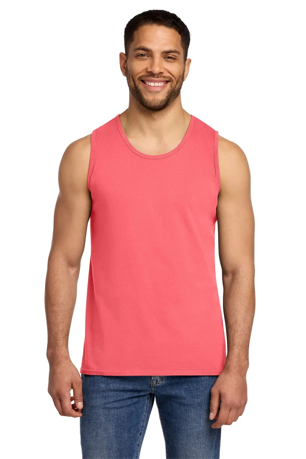Port & Co™ Beach Wash® Garment-Dyed Tank Top #PC099TT Game Over Merch