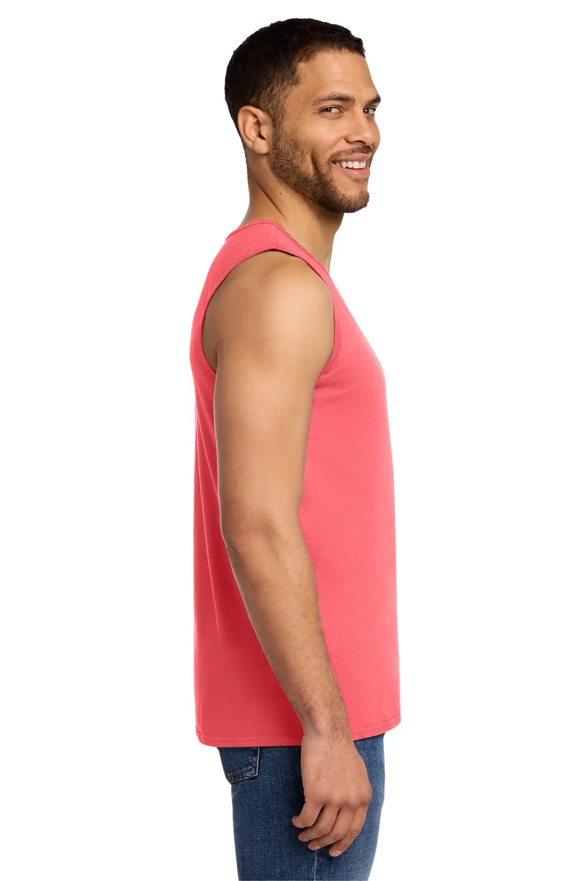 Port & Co™ Beach Wash® Garment-Dyed Tank Top #PC099TT Game Over Merch