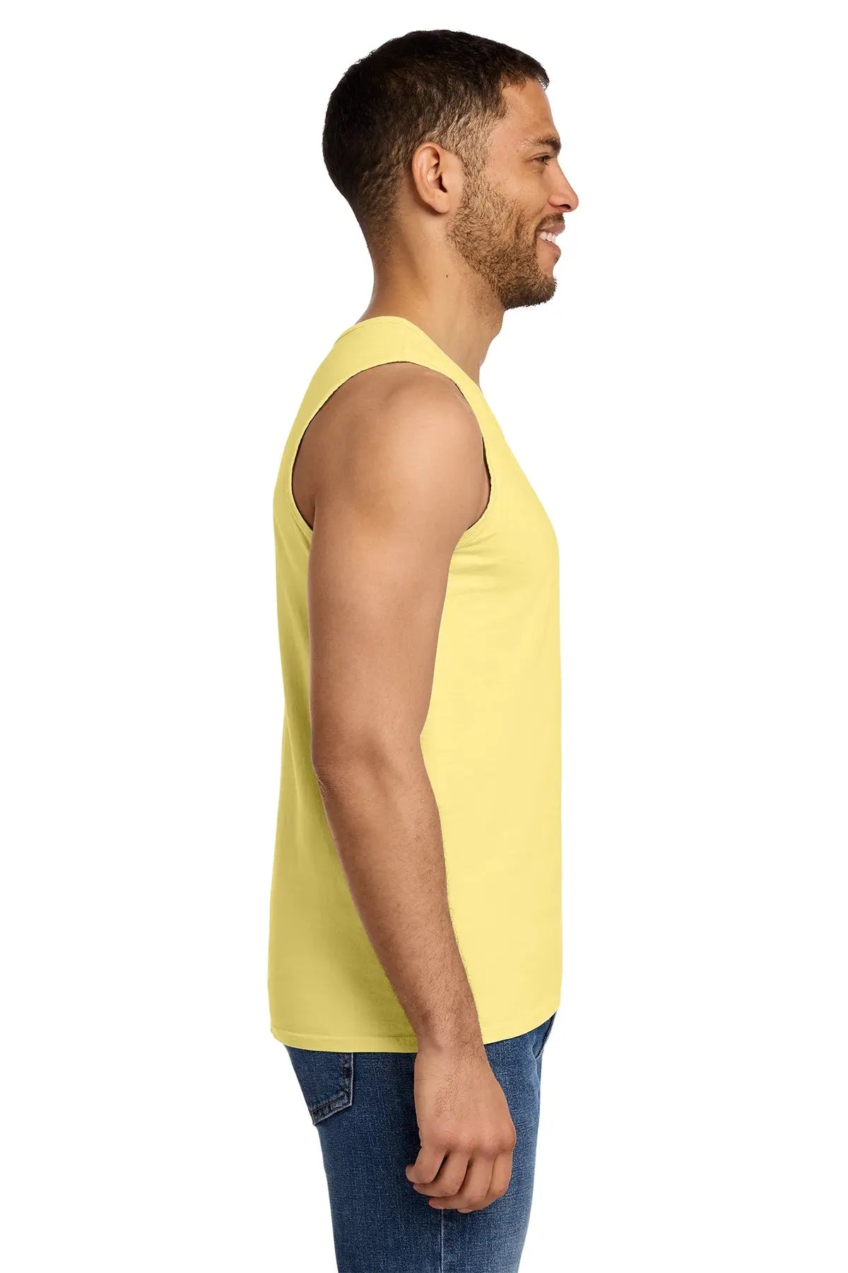 Port & Co™ Beach Wash® Garment-Dyed Tank Top #PC099TT Game Over Merch