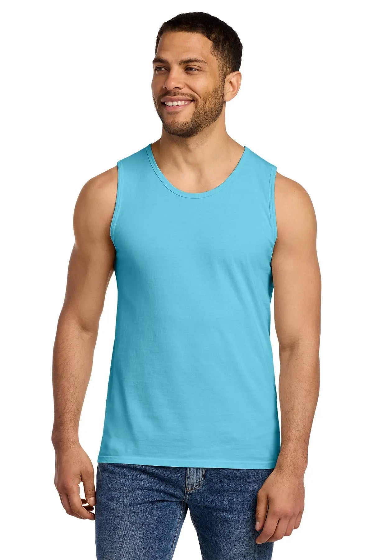 Port & Co™ Beach Wash® Garment-Dyed Tank Top #PC099TT Game Over Merch