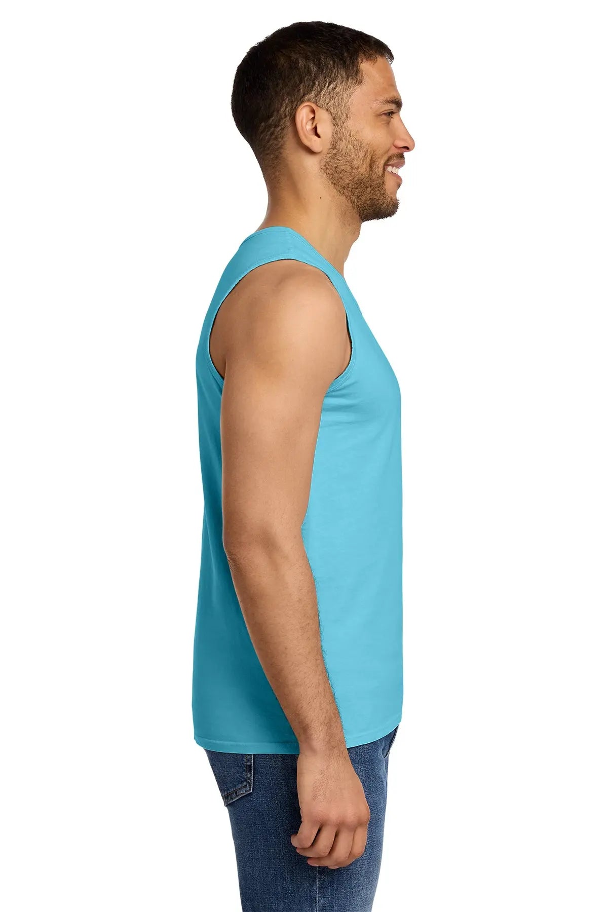 Port & Co™ Beach Wash® Garment-Dyed Tank Top #PC099TT Game Over Merch