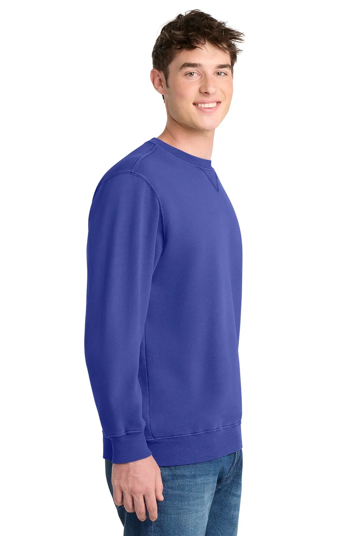 Port & Co™ Beach Wash® Garment-Dyed Crewneck Sweatshirt #PC098