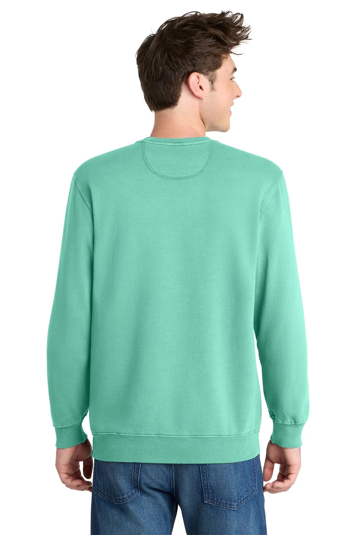 Port & Co™ Beach Wash® Garment-Dyed Crewneck Sweatshirt #PC098