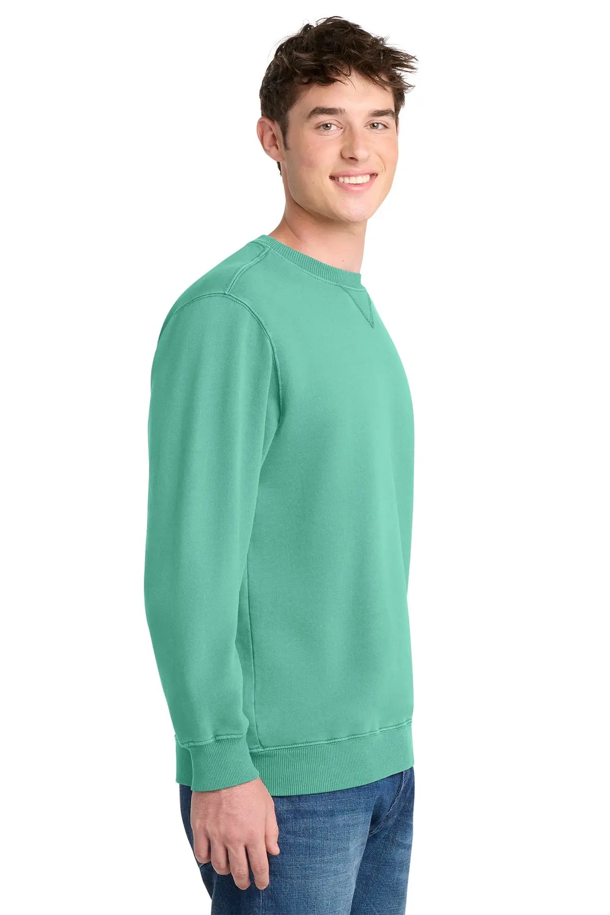 Port & Co™ Beach Wash® Garment-Dyed Crewneck Sweatshirt #PC098