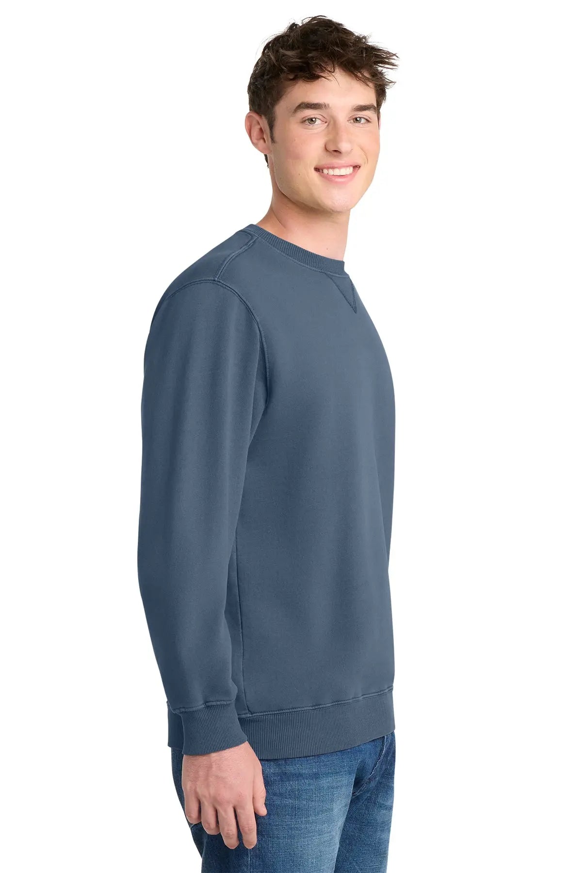 Port & Co™ Beach Wash® Garment-Dyed Crewneck Sweatshirt #PC098
