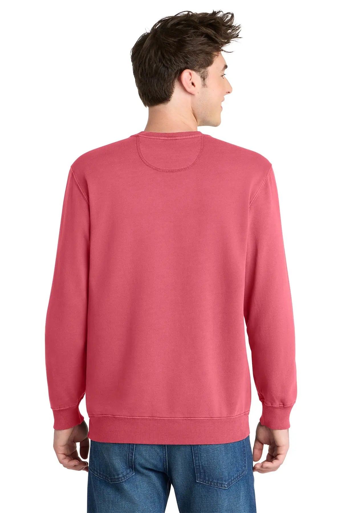 Port & Co™ Beach Wash® Garment-Dyed Crewneck Sweatshirt #PC098