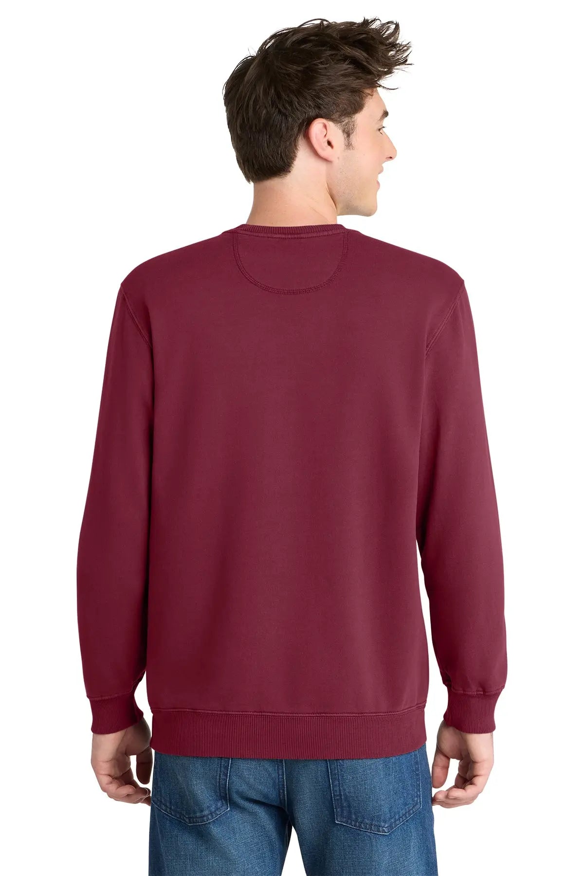 Port & Co™ Beach Wash® Garment-Dyed Crewneck Sweatshirt #PC098