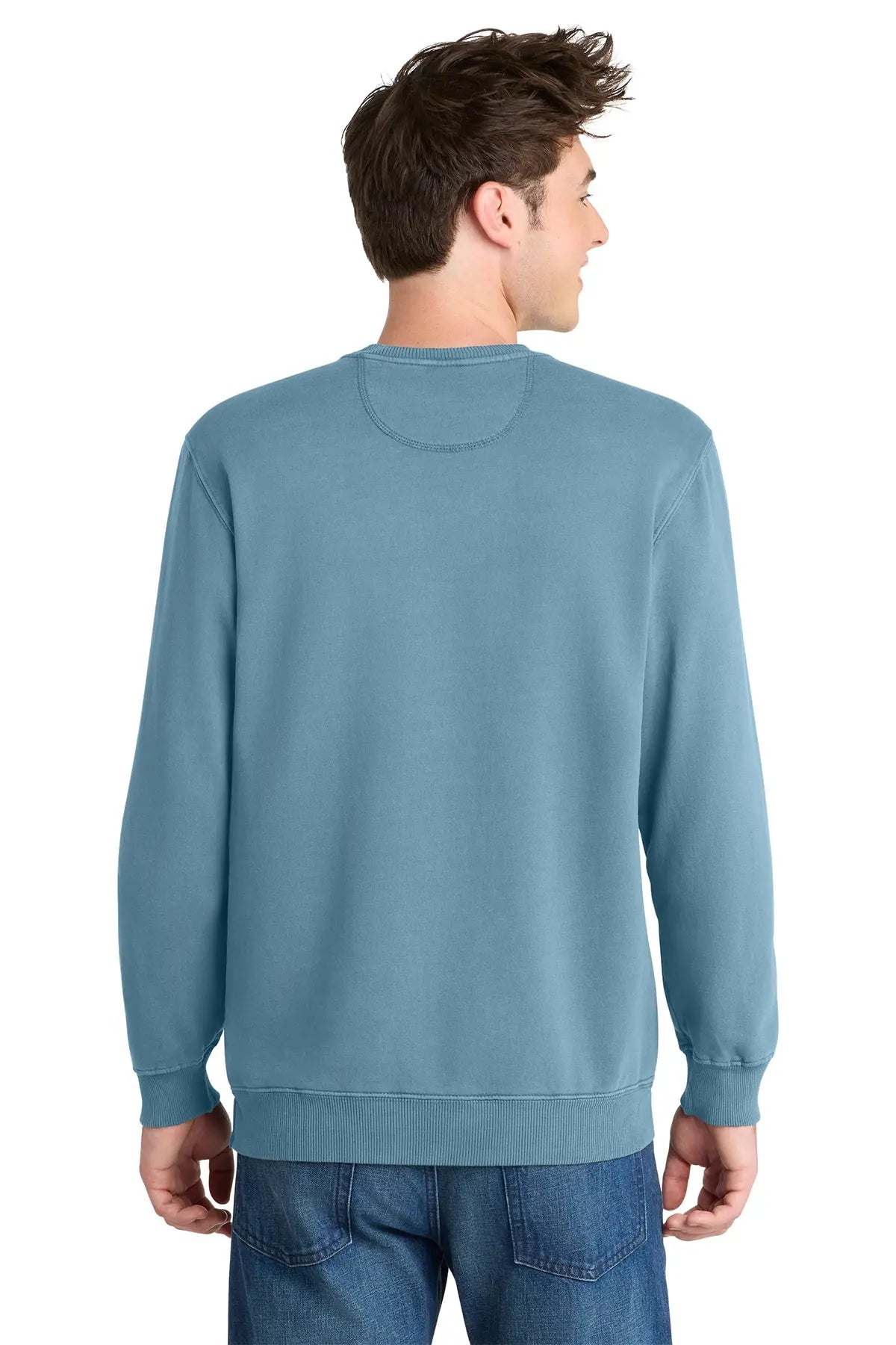 Port & Co™ Beach Wash® Garment-Dyed Crewneck Sweatshirt #PC098