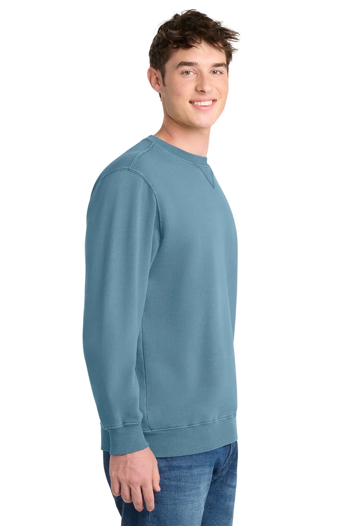 Port & Co™ Beach Wash® Garment-Dyed Crewneck Sweatshirt #PC098