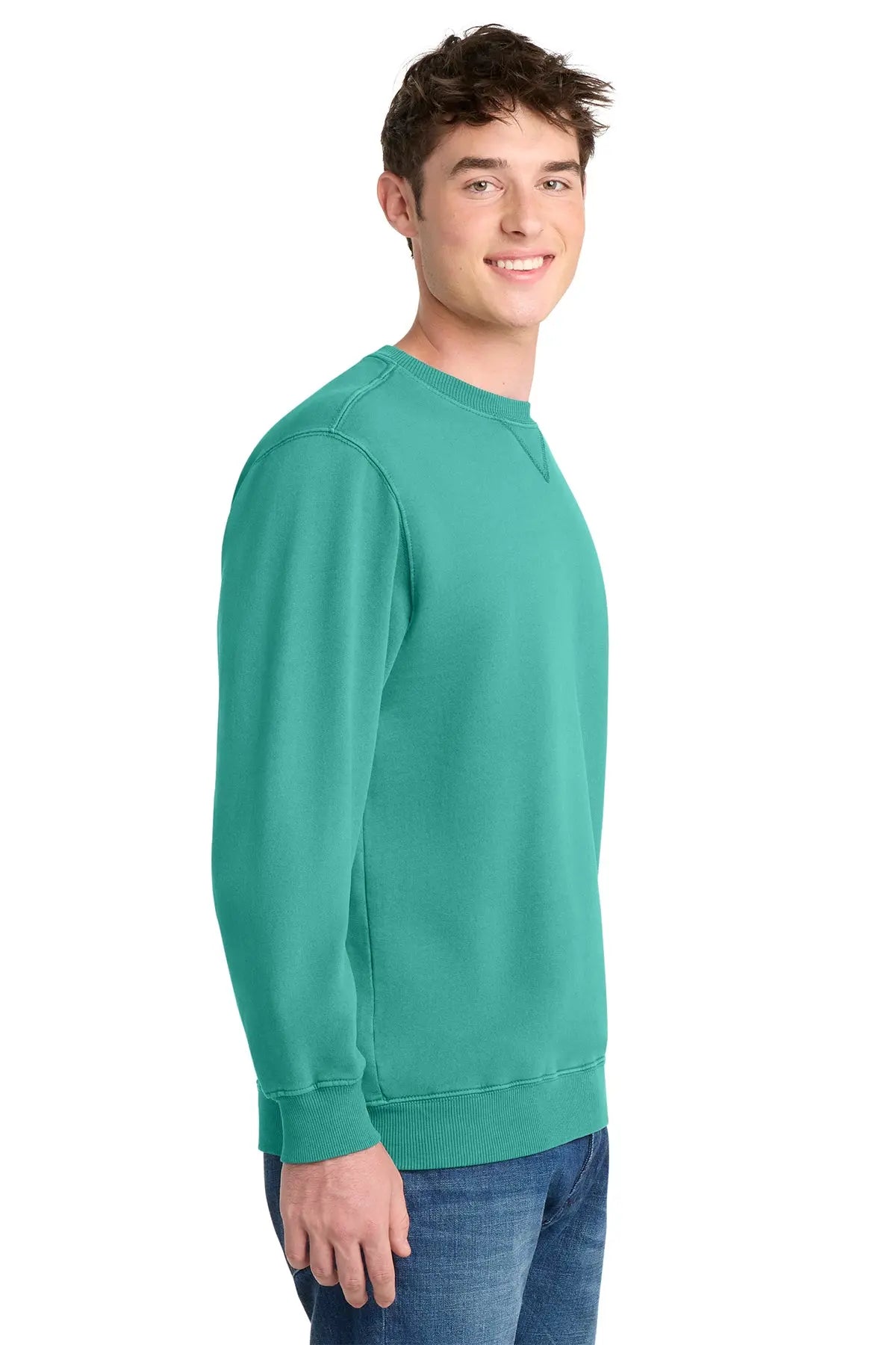 Port & Co™ Beach Wash® Garment-Dyed Crewneck Sweatshirt #PC098