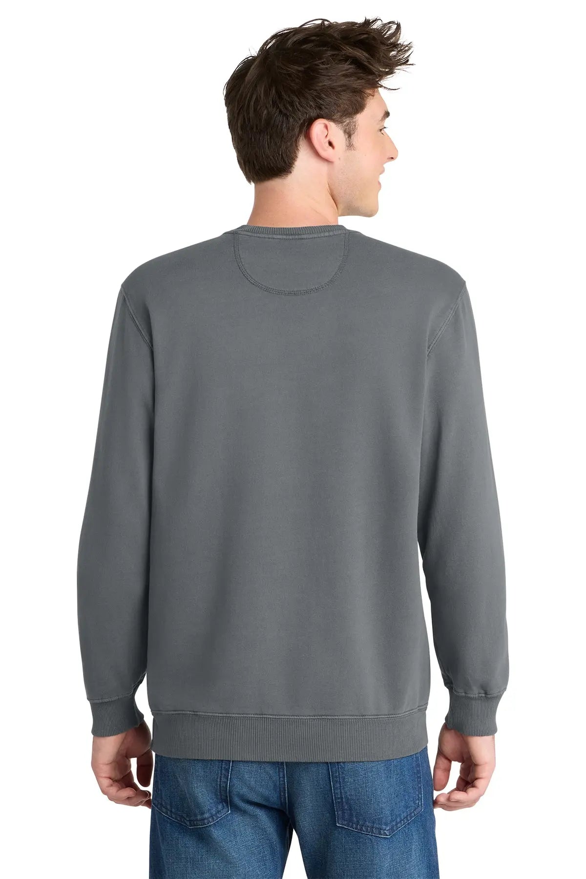 Port & Co™ Beach Wash® Garment-Dyed Crewneck Sweatshirt #PC098