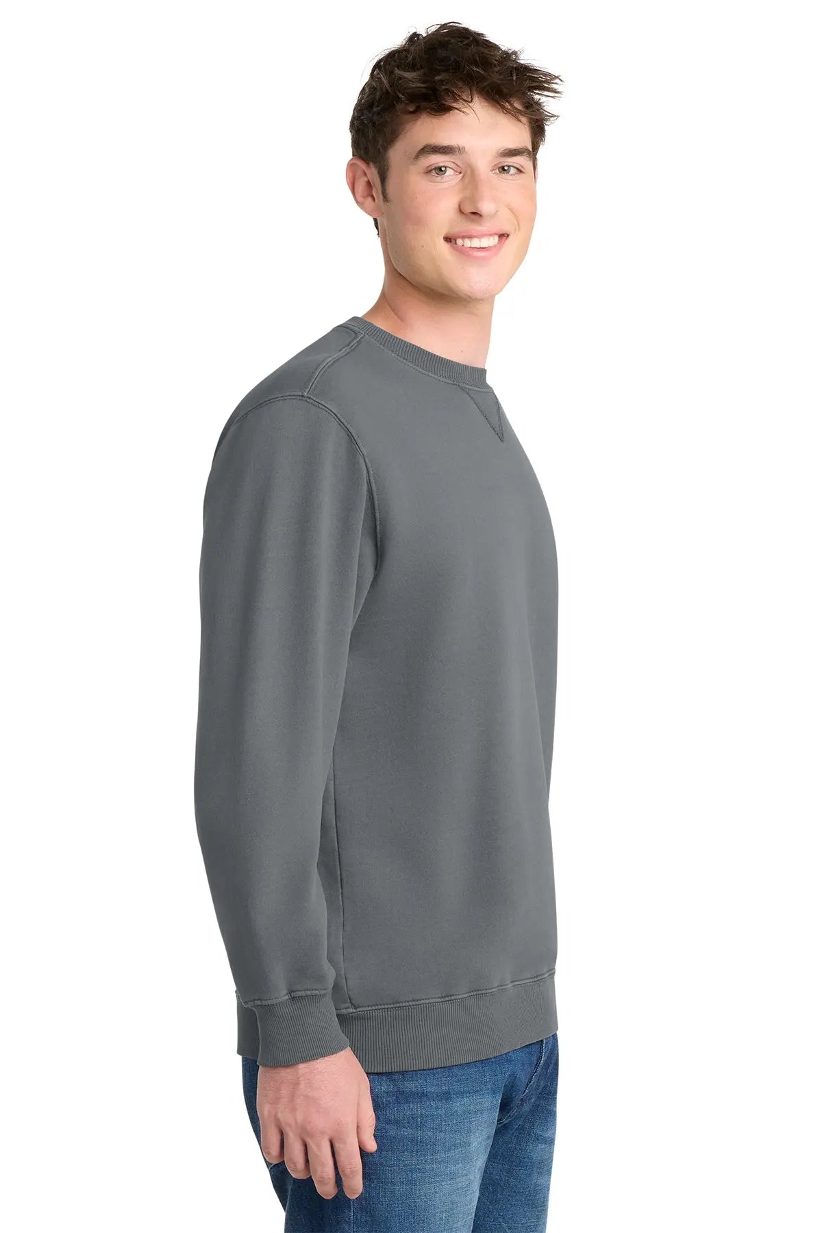 Port & Co™ Beach Wash® Garment-Dyed Crewneck Sweatshirt #PC098