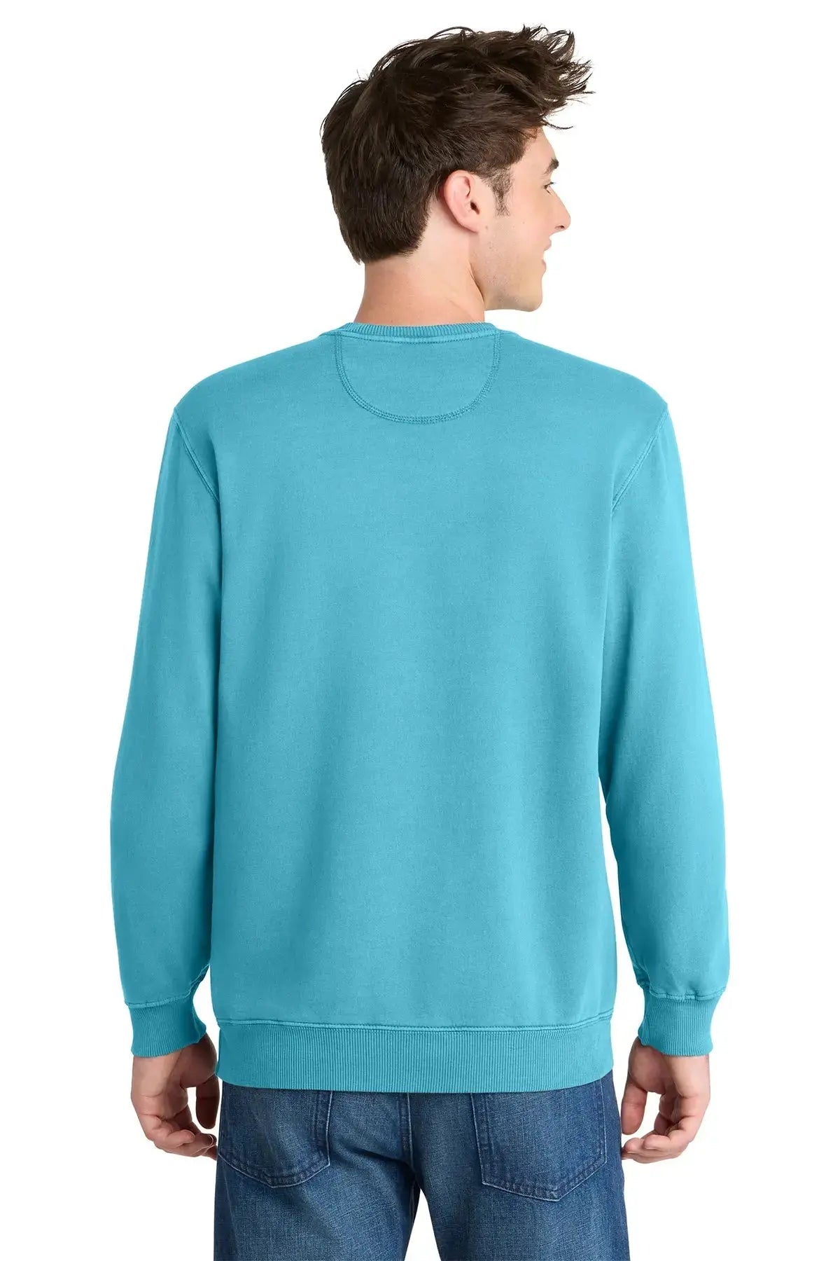 Port & Co™ Beach Wash® Garment-Dyed Crewneck Sweatshirt #PC098 Game Over Merch