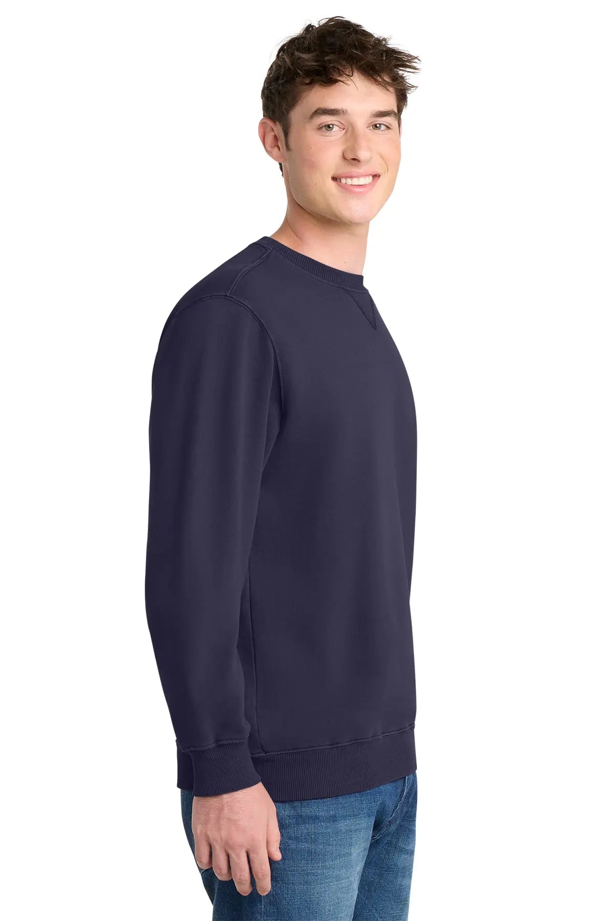 Port & Co™ Beach Wash® Garment-Dyed Crewneck Sweatshirt #PC098