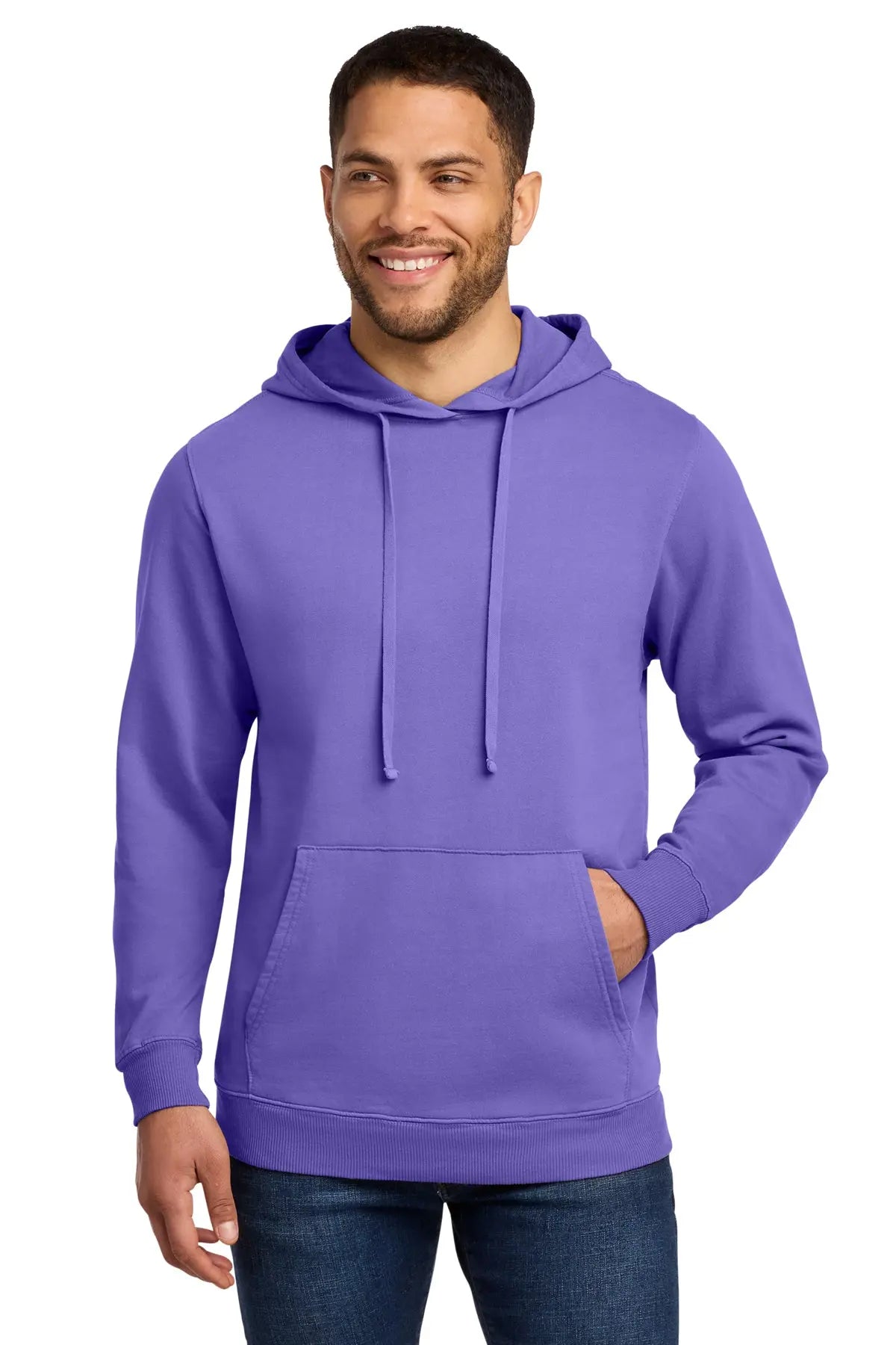 Port & Co™ Beach Wash® Garment-Dyed Pullover Hooded Sweatshirt #PC098H