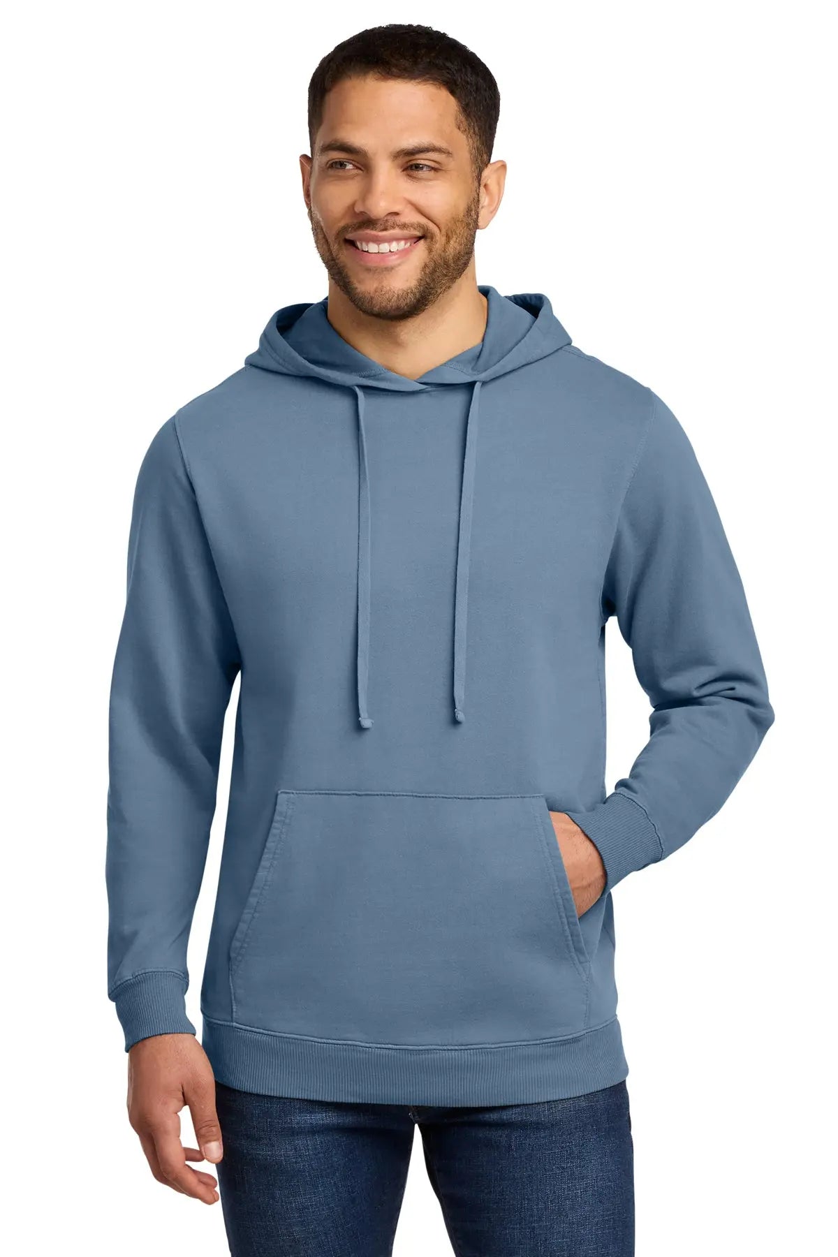 Port & Co™ Beach Wash® Garment-Dyed Pullover Hooded Sweatshirt #PC098H