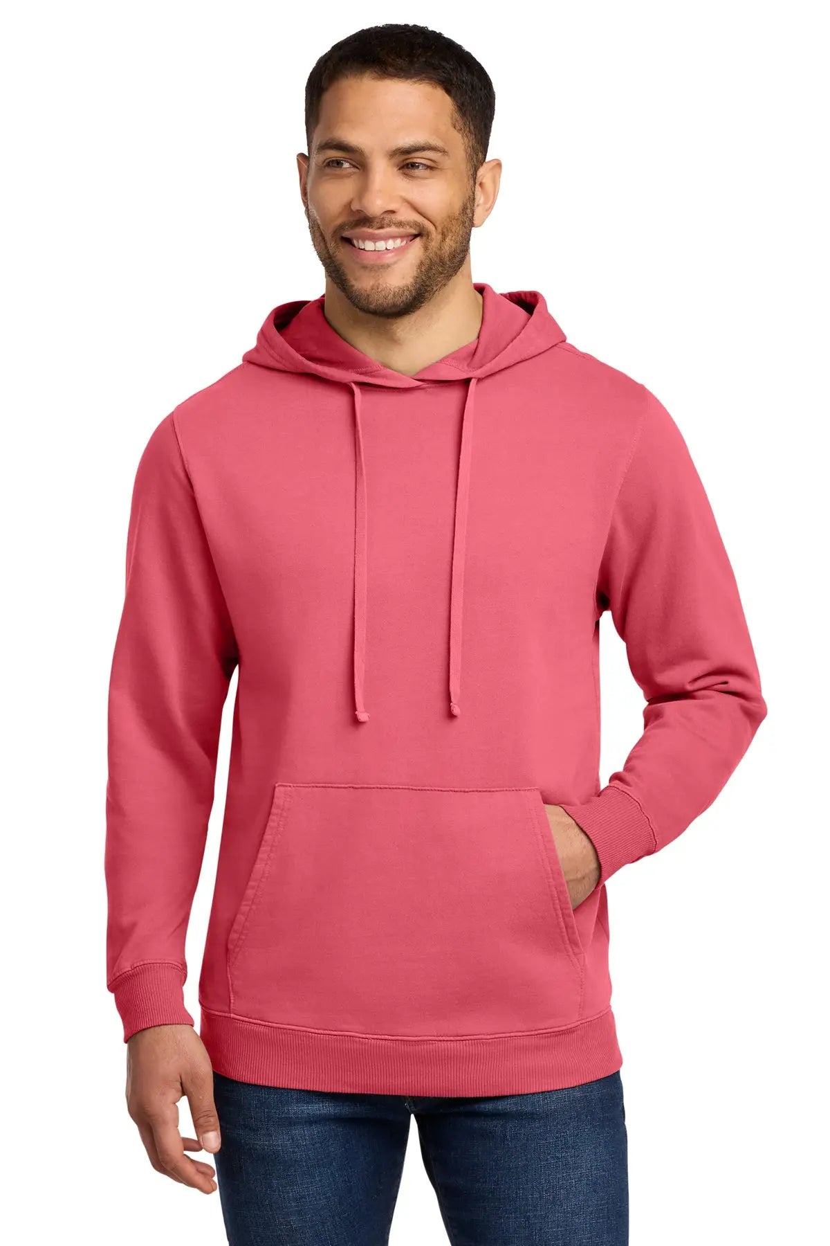Port & Co™ Beach Wash® Garment-Dyed Pullover Hooded Sweatshirt #PC098H