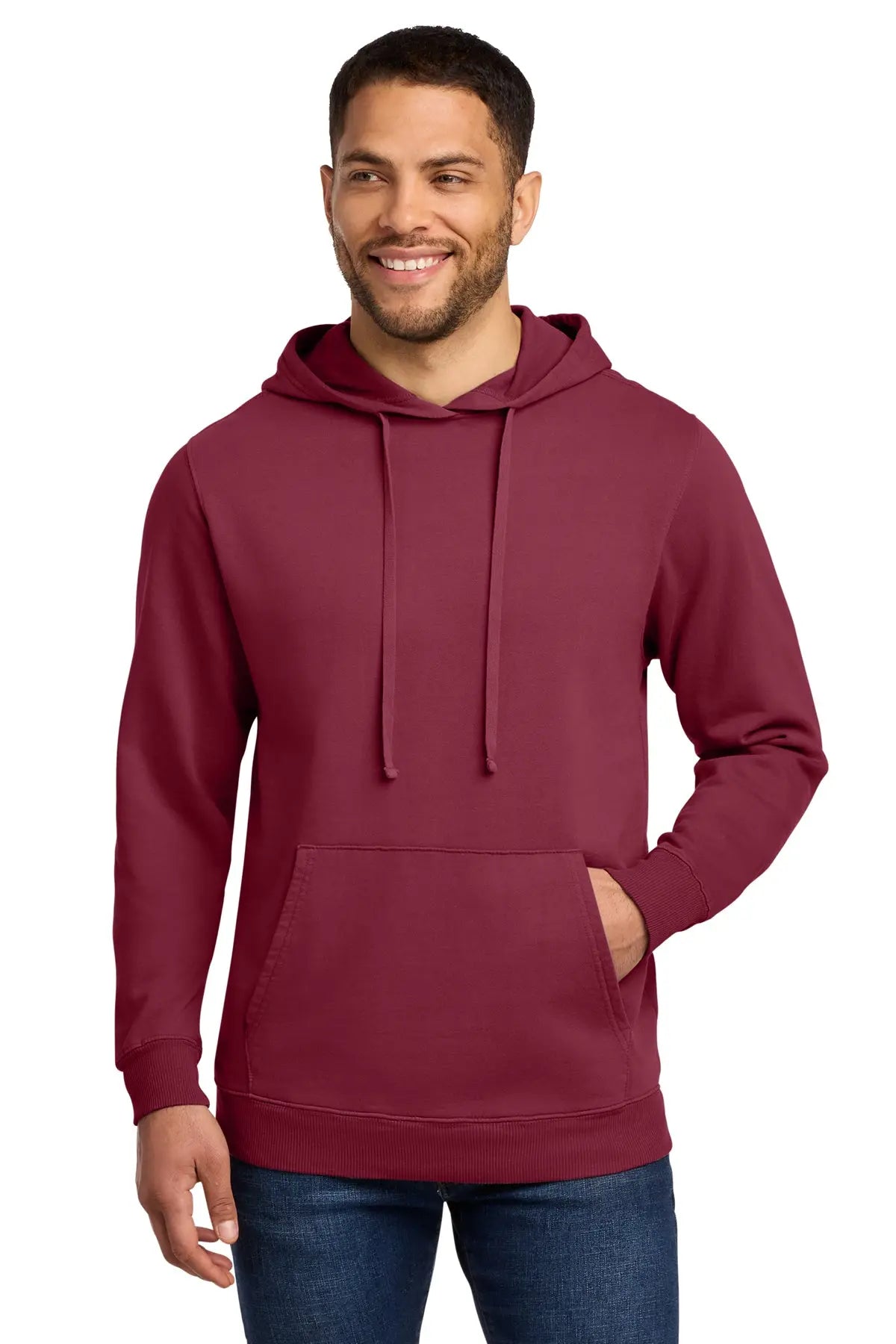 Port & Co™ Beach Wash® Garment-Dyed Pullover Hooded Sweatshirt #PC098H