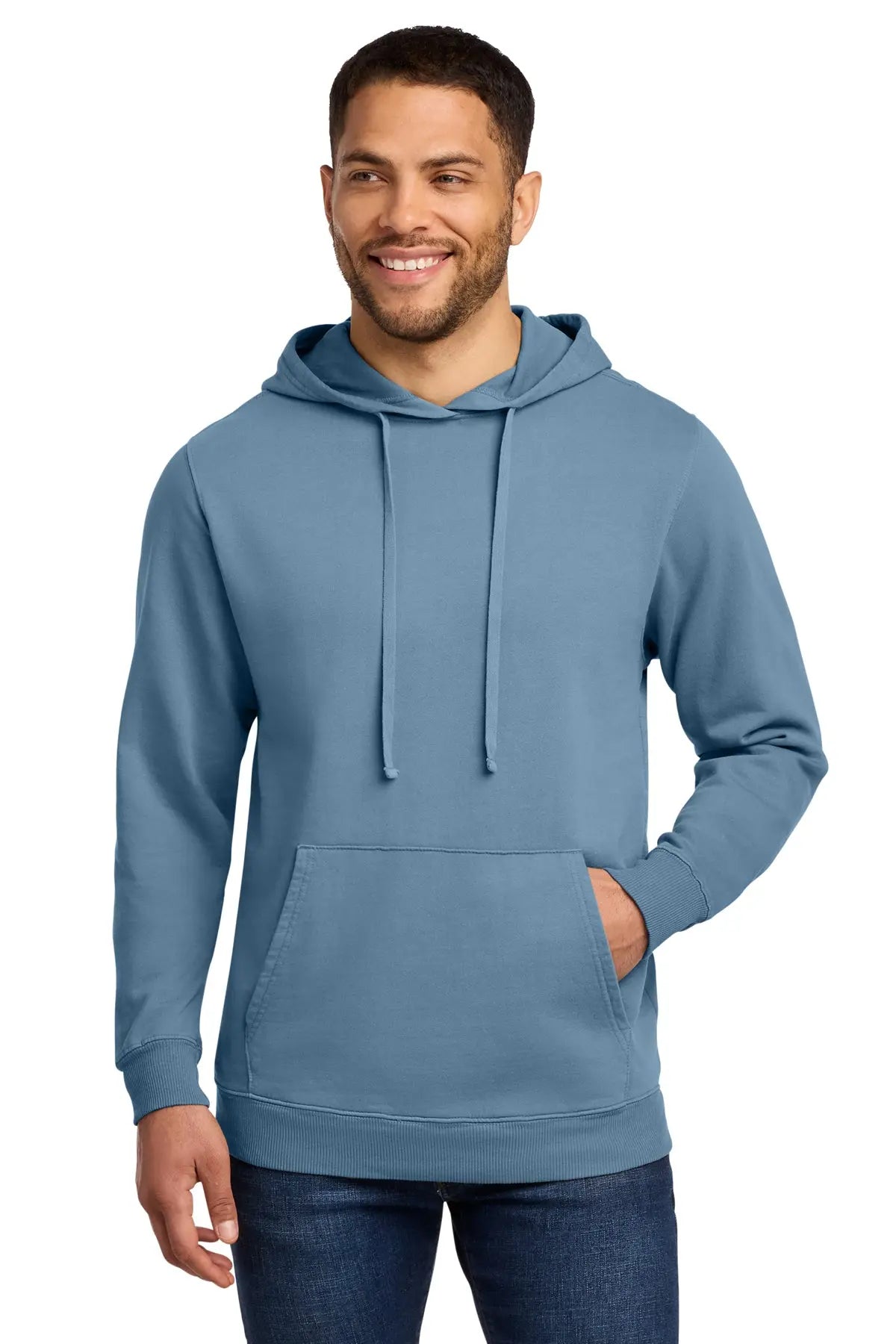 Port & Co™ Beach Wash® Garment-Dyed Pullover Hooded Sweatshirt #PC098H