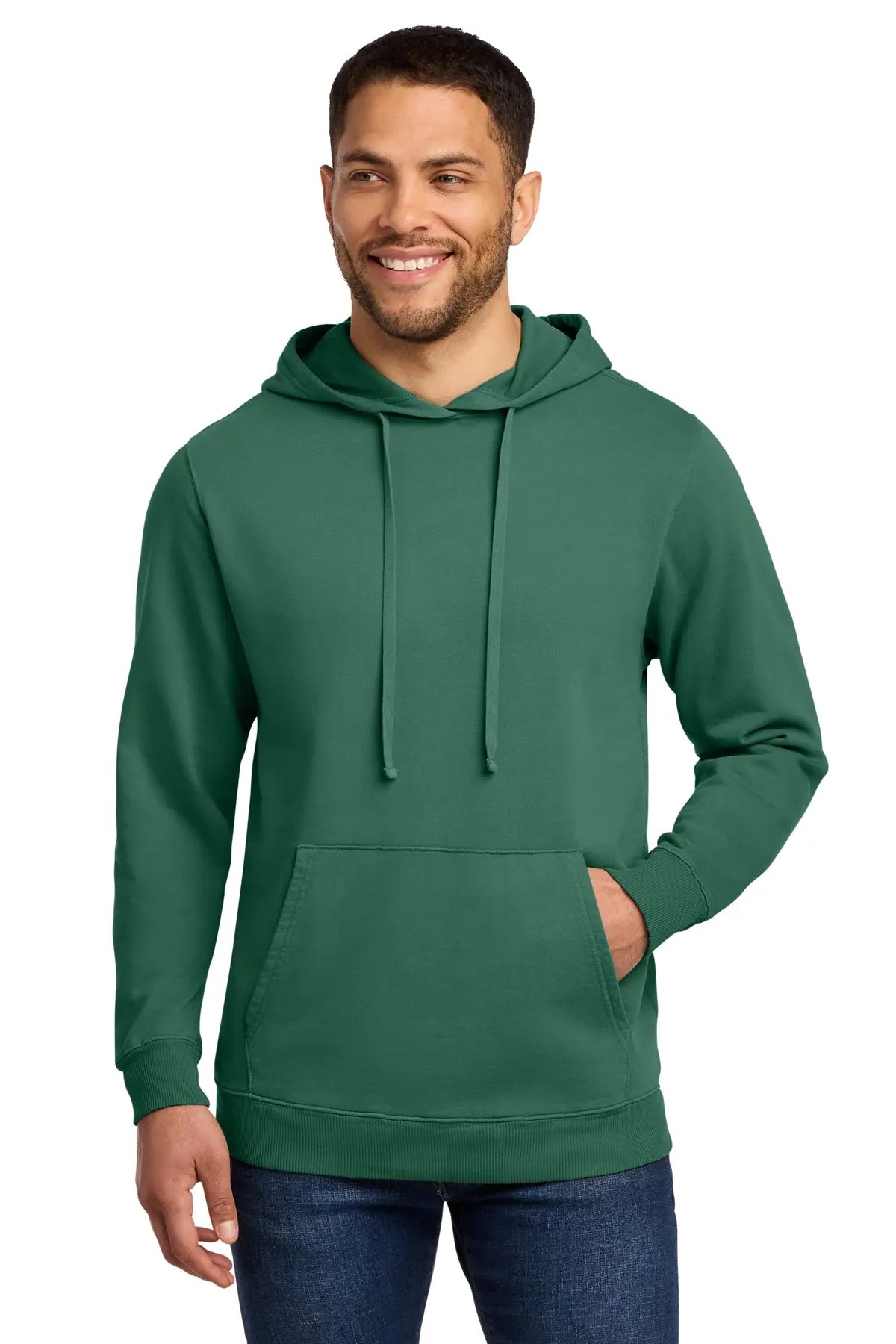 Port & Co™ Beach Wash® Garment-Dyed Pullover Hooded Sweatshirt #PC098H