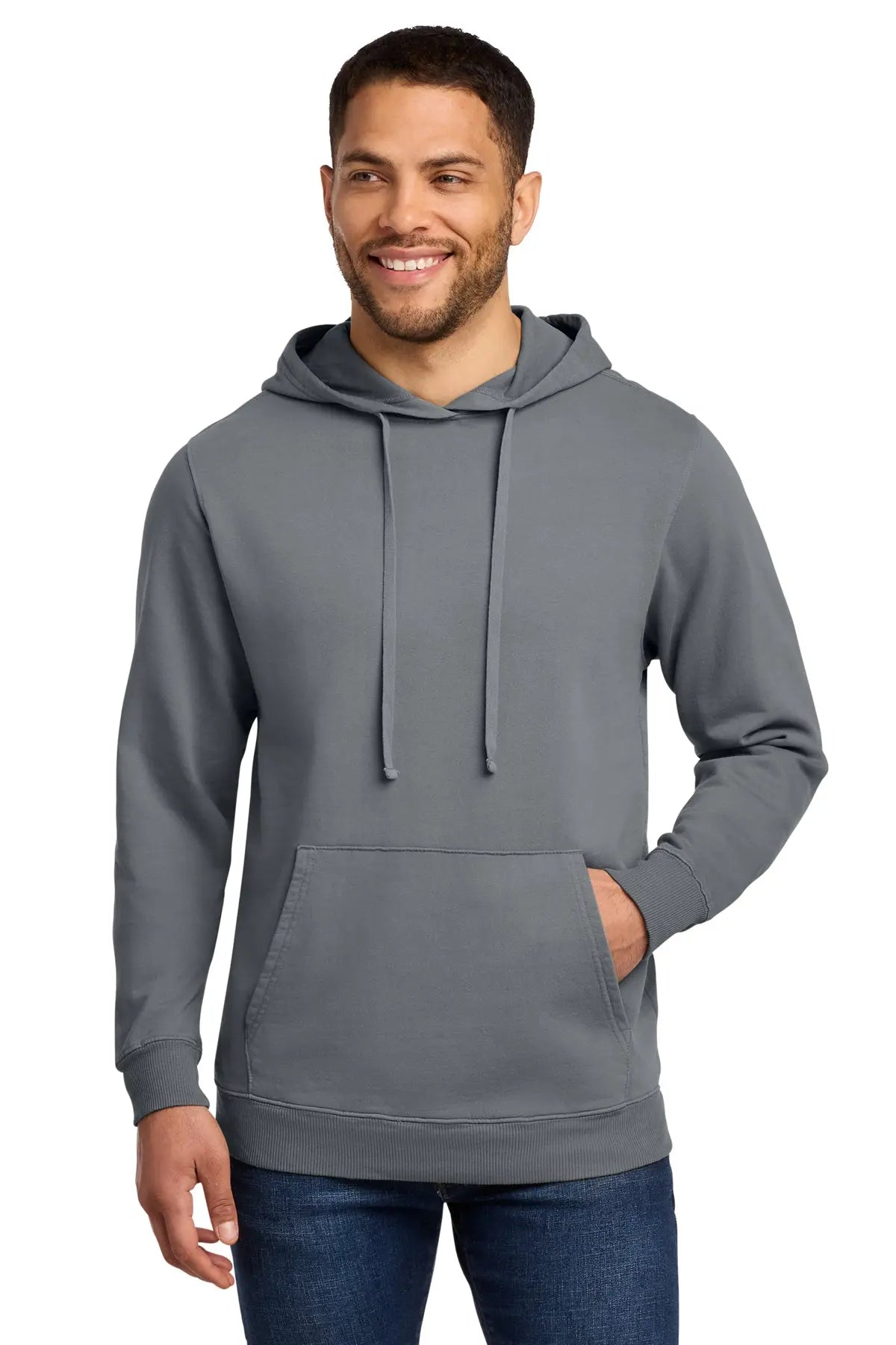 Port & Co™ Beach Wash® Garment-Dyed Pullover Hooded Sweatshirt #PC098H
