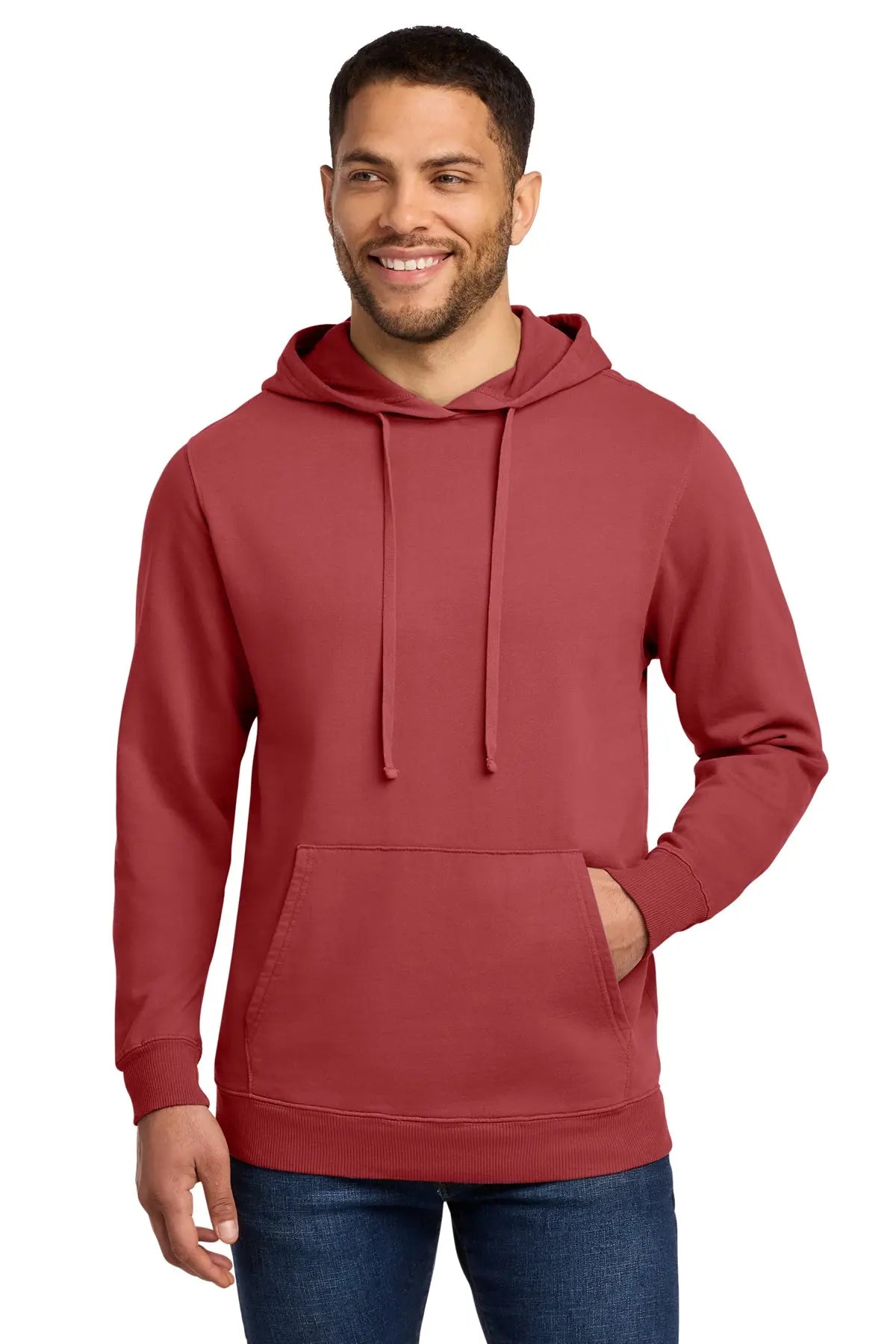 Port & Co™ Beach Wash® Garment-Dyed Pullover Hooded Sweatshirt #PC098H