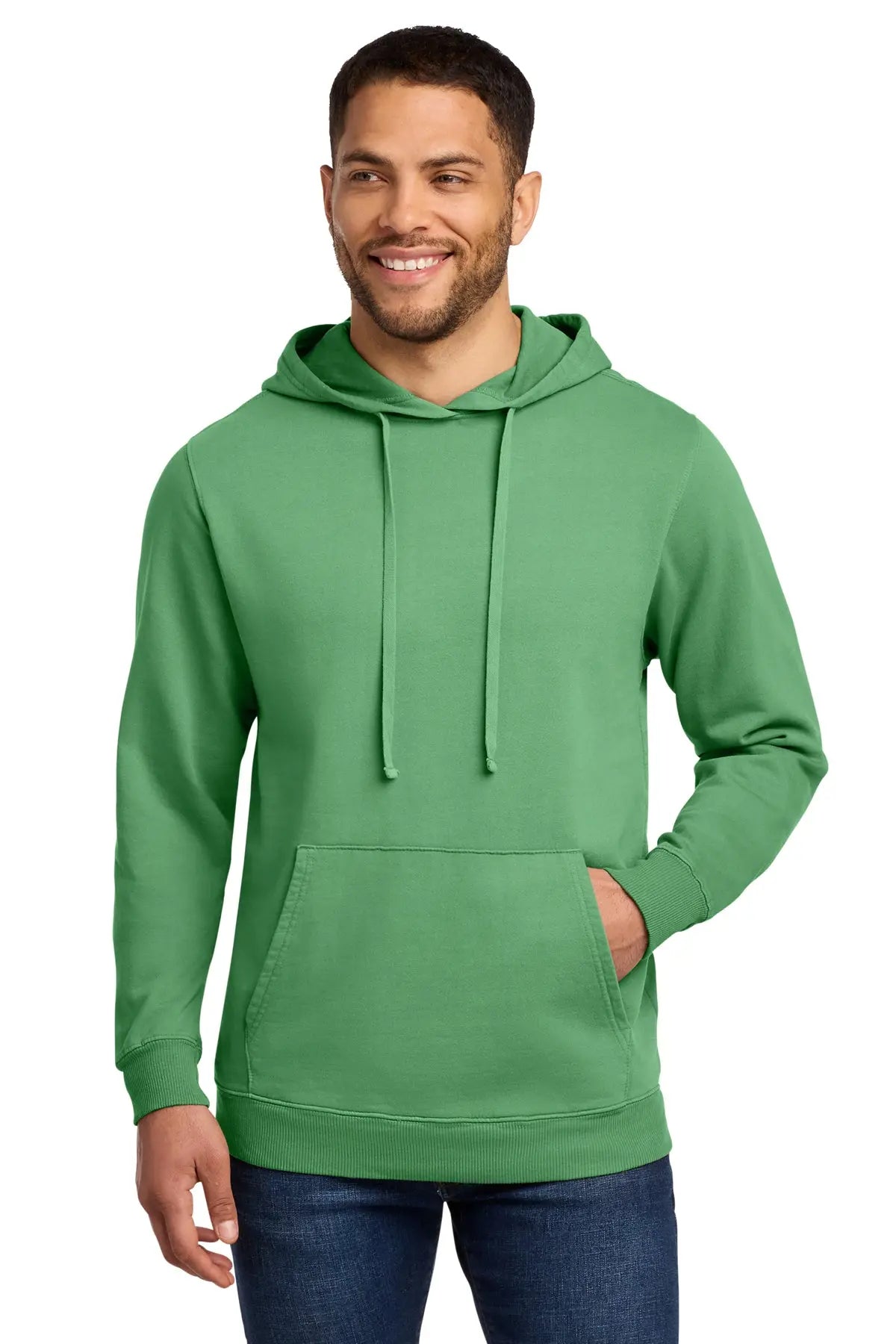 Port & Co™ Beach Wash® Garment-Dyed Pullover Hooded Sweatshirt #PC098H