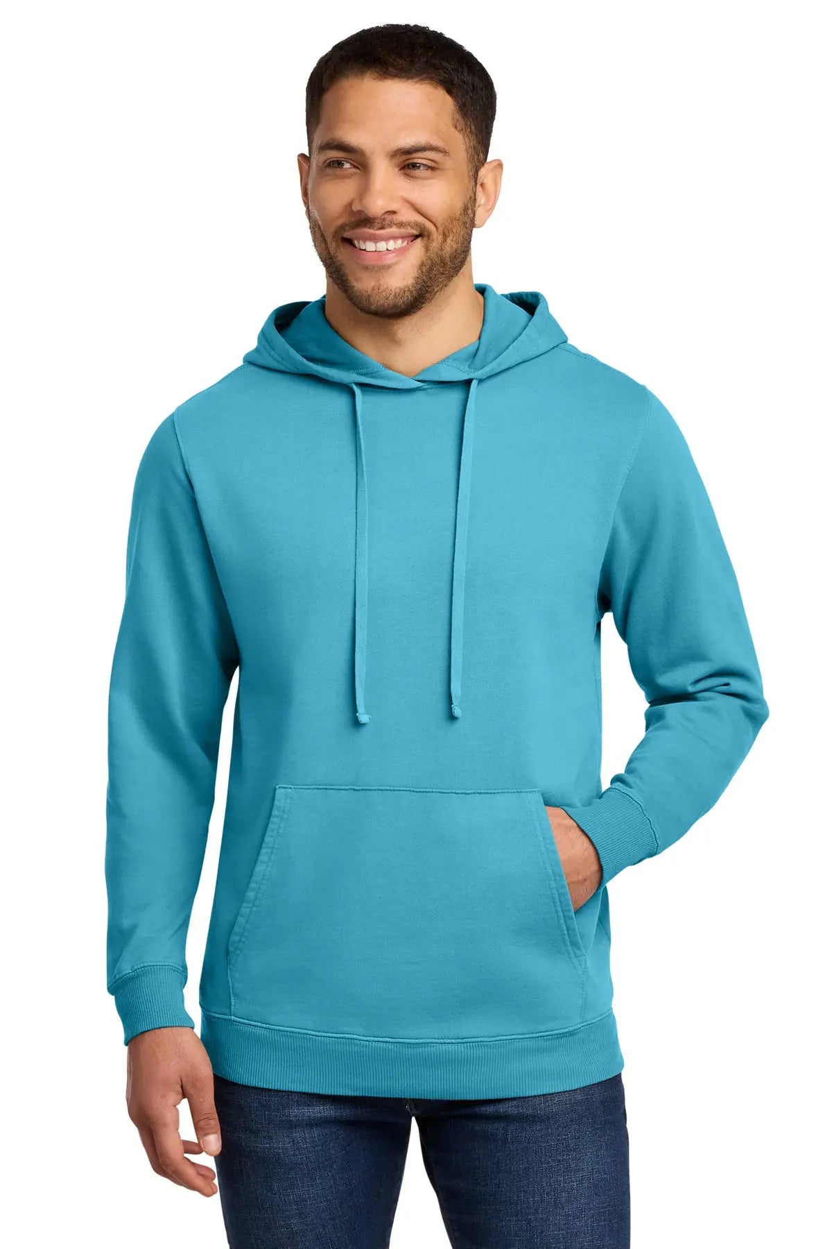 Port & Co™ Beach Wash® Garment-Dyed Pullover Hooded Sweatshirt #PC098H