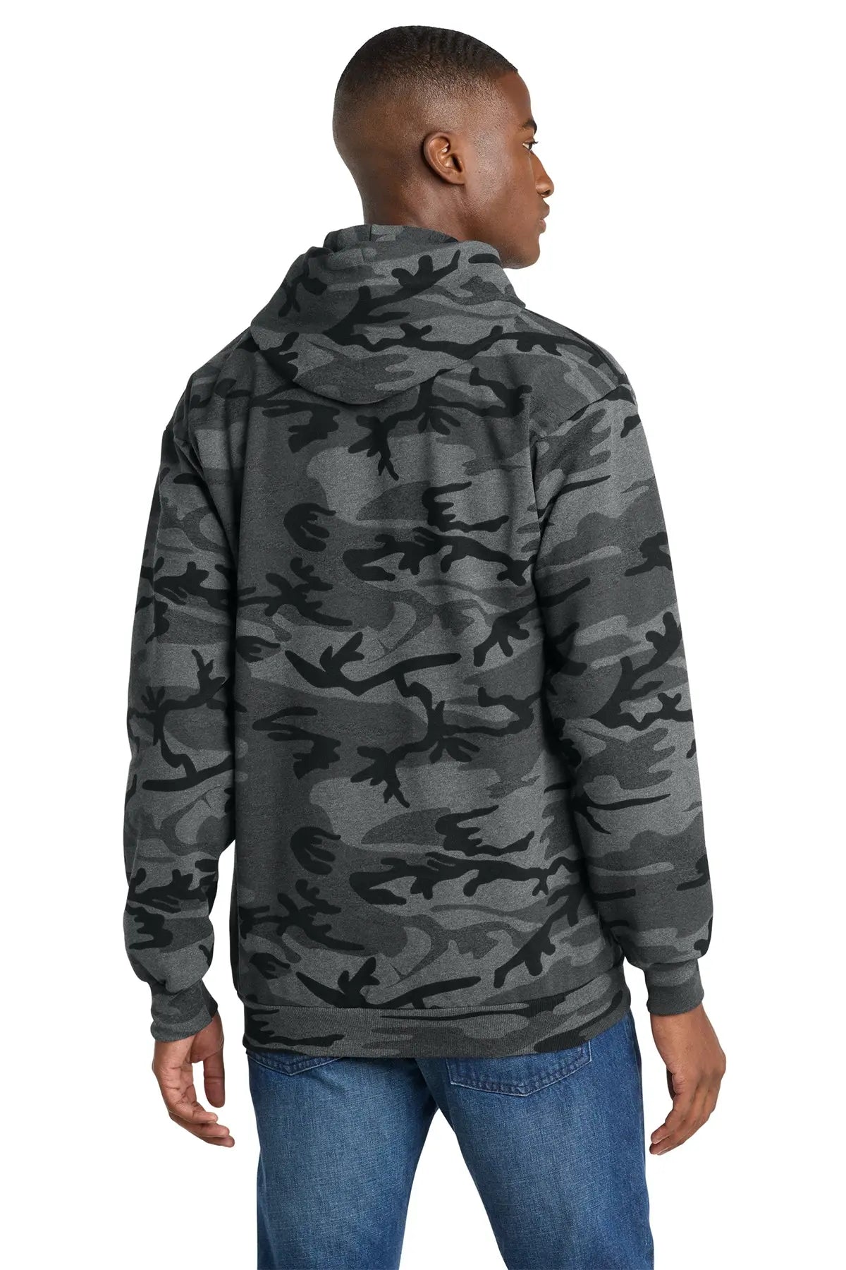 Port & Co™ Core Fleece Camo Pullover Hooded Sweatshirt #PC78HC