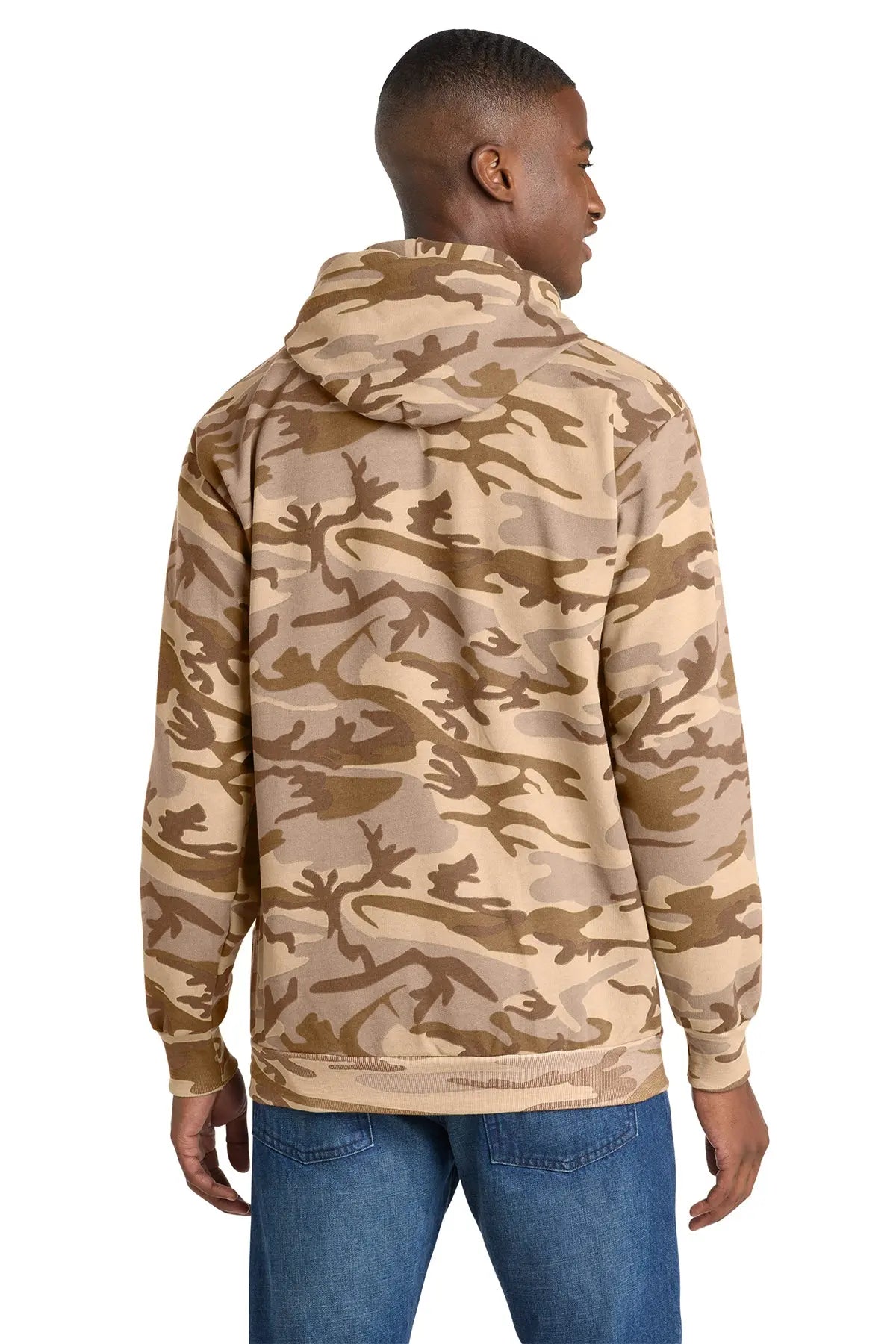 Port & Co™ Core Fleece Camo Pullover Hooded Sweatshirt #PC78HC