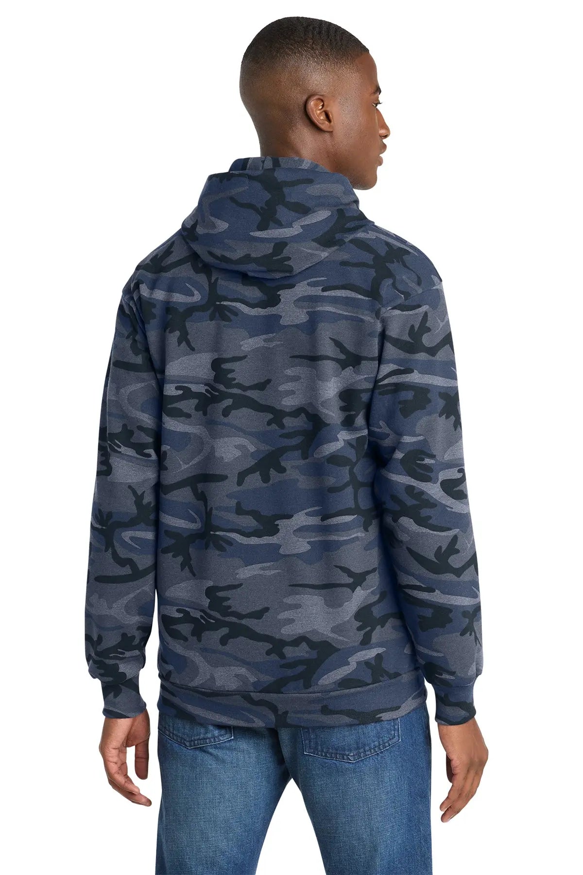 Port & Co™ Core Fleece Camo Pullover Hooded Sweatshirt #PC78HC