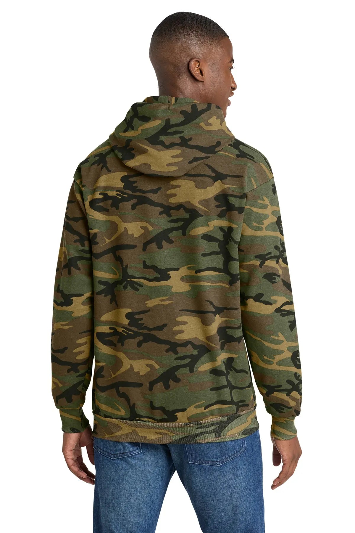 Port & Co™ Core Fleece Camo Pullover Hooded Sweatshirt #PC78HC