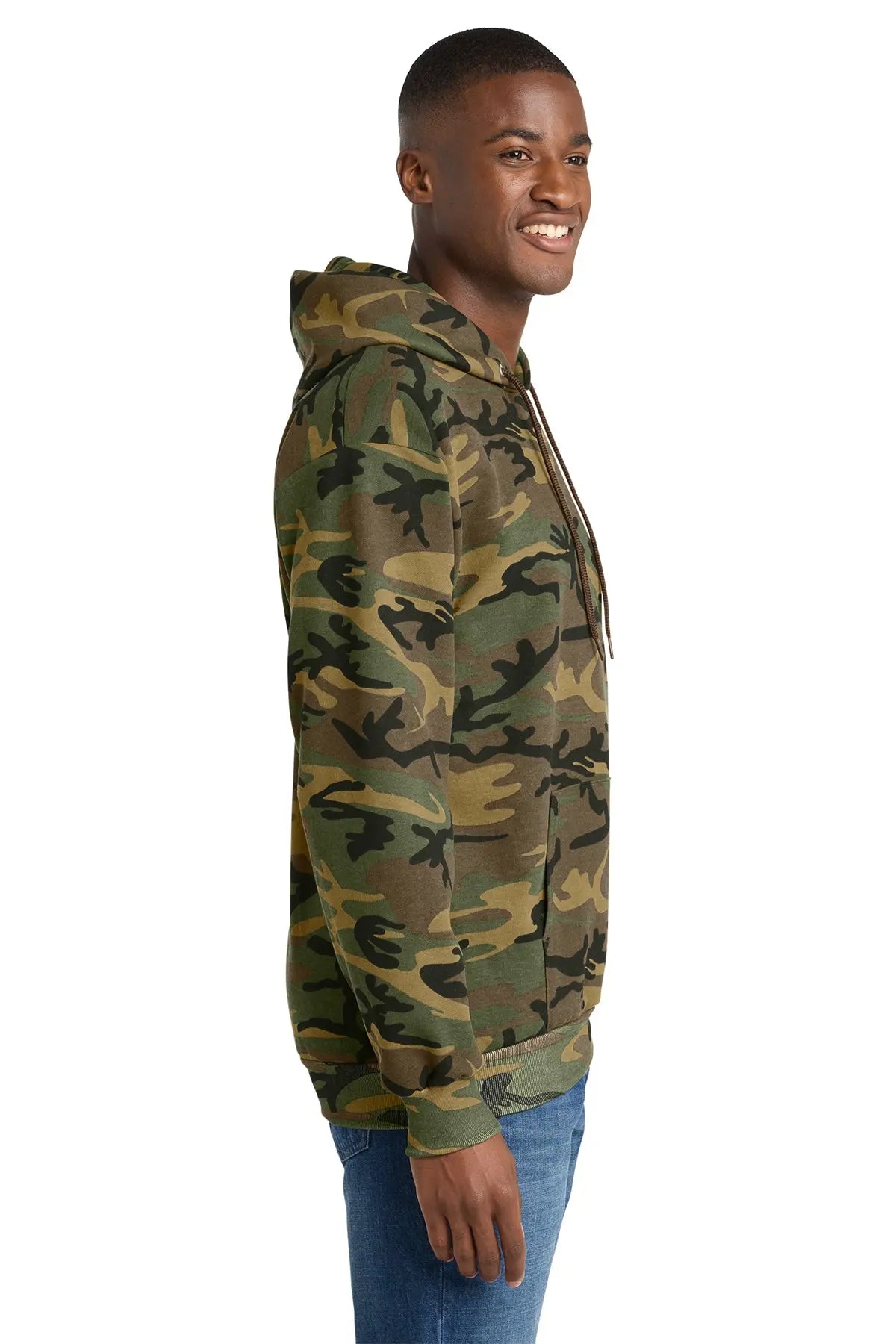 Port & Co™ Core Fleece Camo Pullover Hooded Sweatshirt #PC78HC