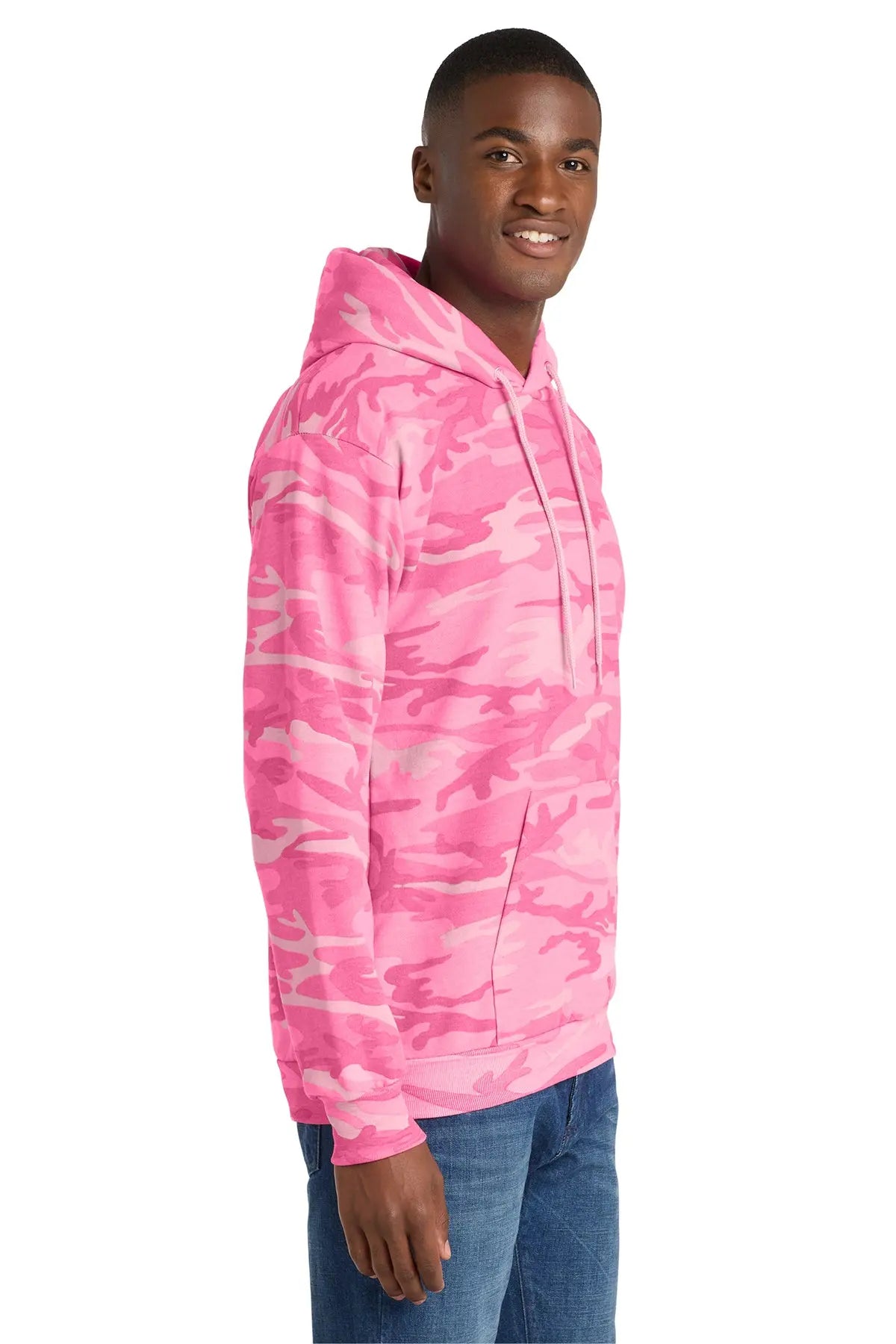 Port & Co™ Core Fleece Camo Pullover Hooded Sweatshirt #PC78HC