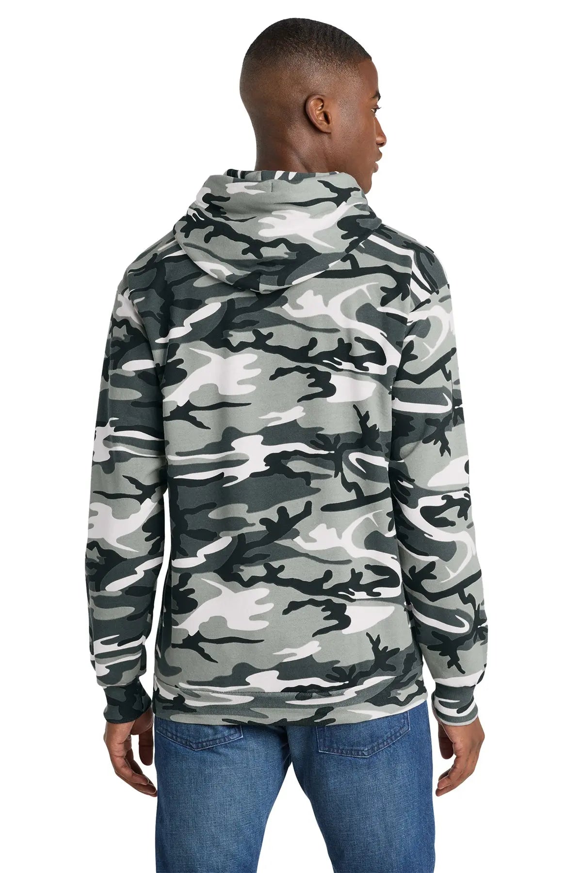 Port & Co™ Core Fleece Camo Pullover Hooded Sweatshirt #PC78HC