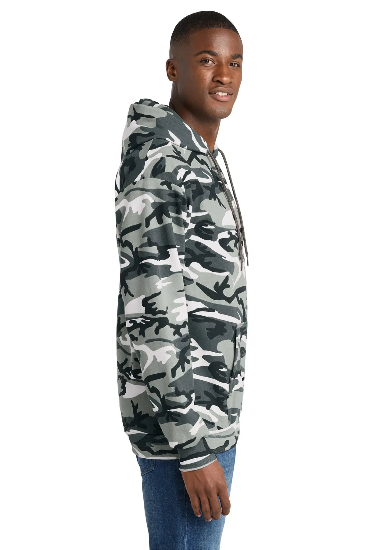 Port & Co™ Core Fleece Camo Pullover Hooded Sweatshirt #PC78HC