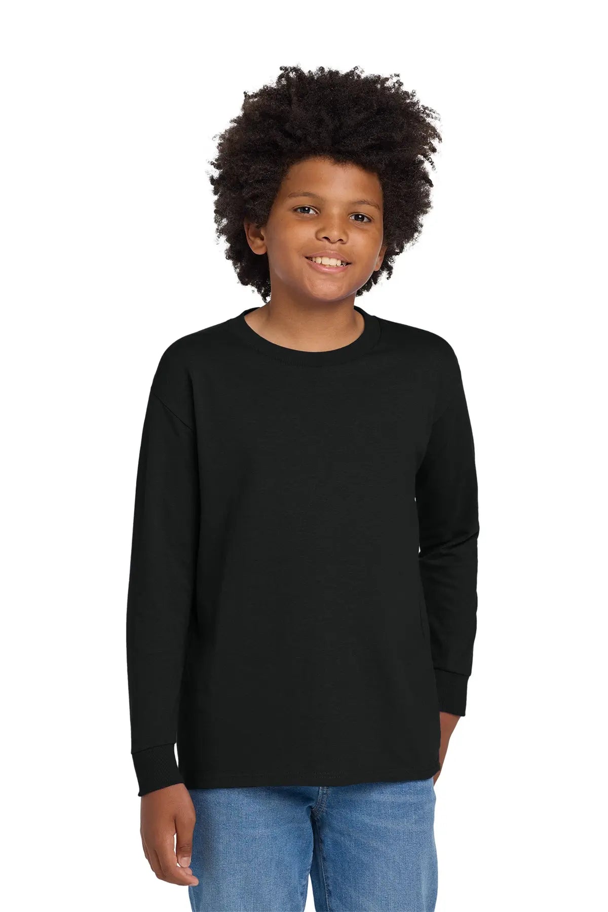 Gildan® Youth Heavy Cotton™ 100% Cotton Long Sleeve T-Shirt #5400B
