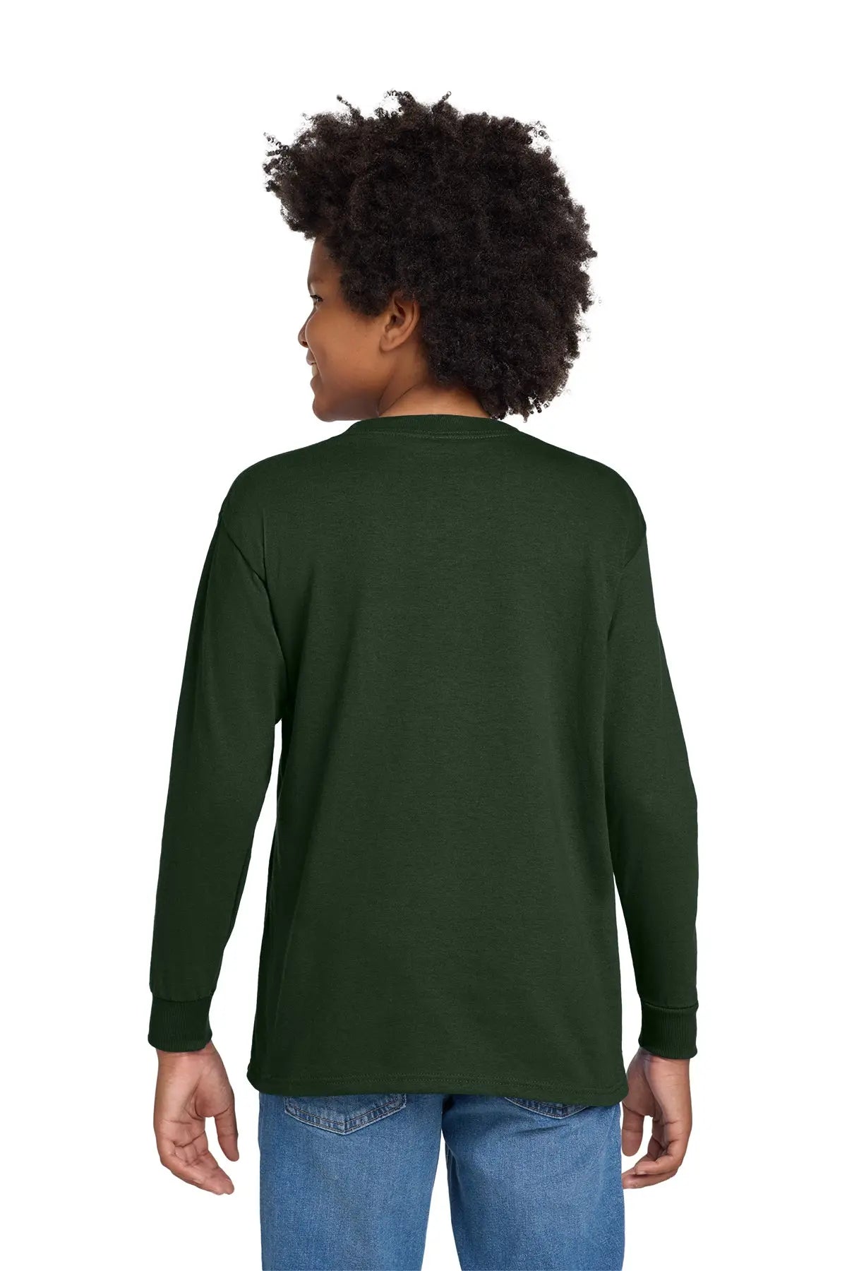Gildan® Youth Heavy Cotton™ 100% Cotton Long Sleeve T-Shirt #5400B
