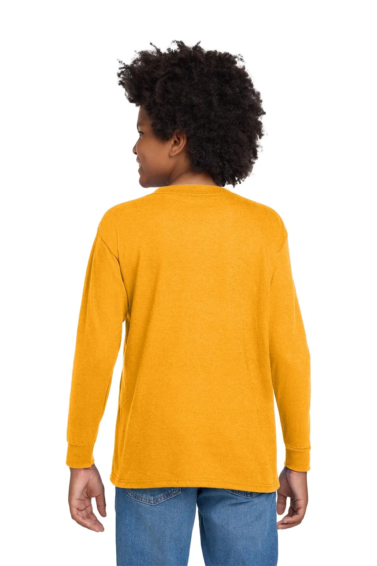 Gildan® Youth Heavy Cotton™ 100% Cotton Long Sleeve T-Shirt #5400B