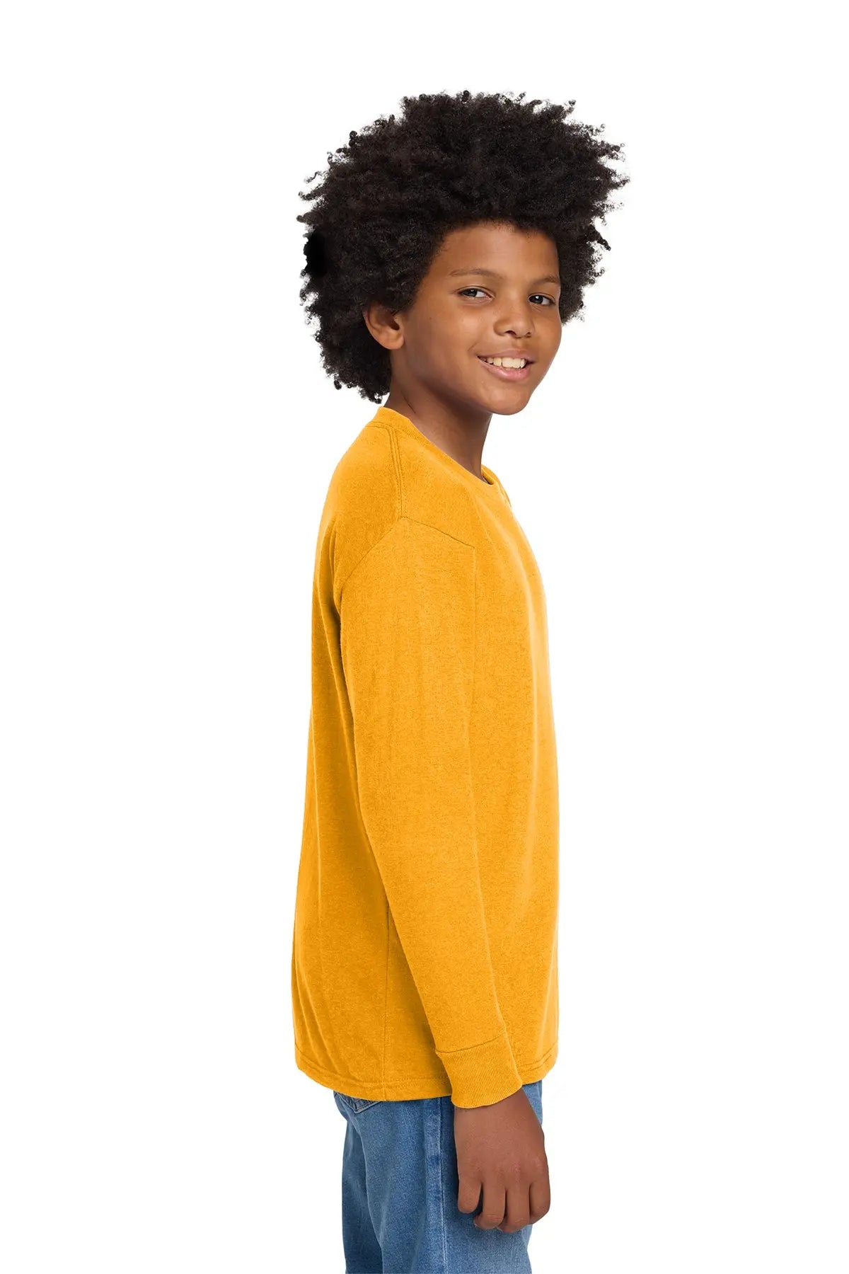Gildan® Youth Heavy Cotton™ 100% Cotton Long Sleeve T-Shirt #5400B
