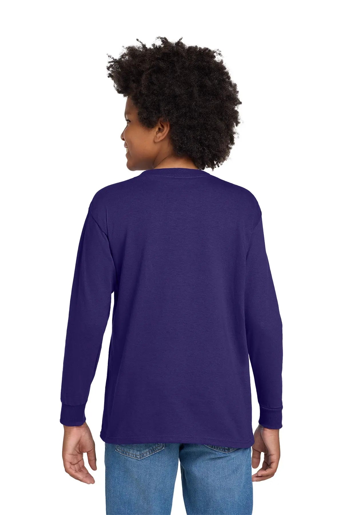 Gildan® Youth Heavy Cotton™ 100% Cotton Long Sleeve T-Shirt #5400B