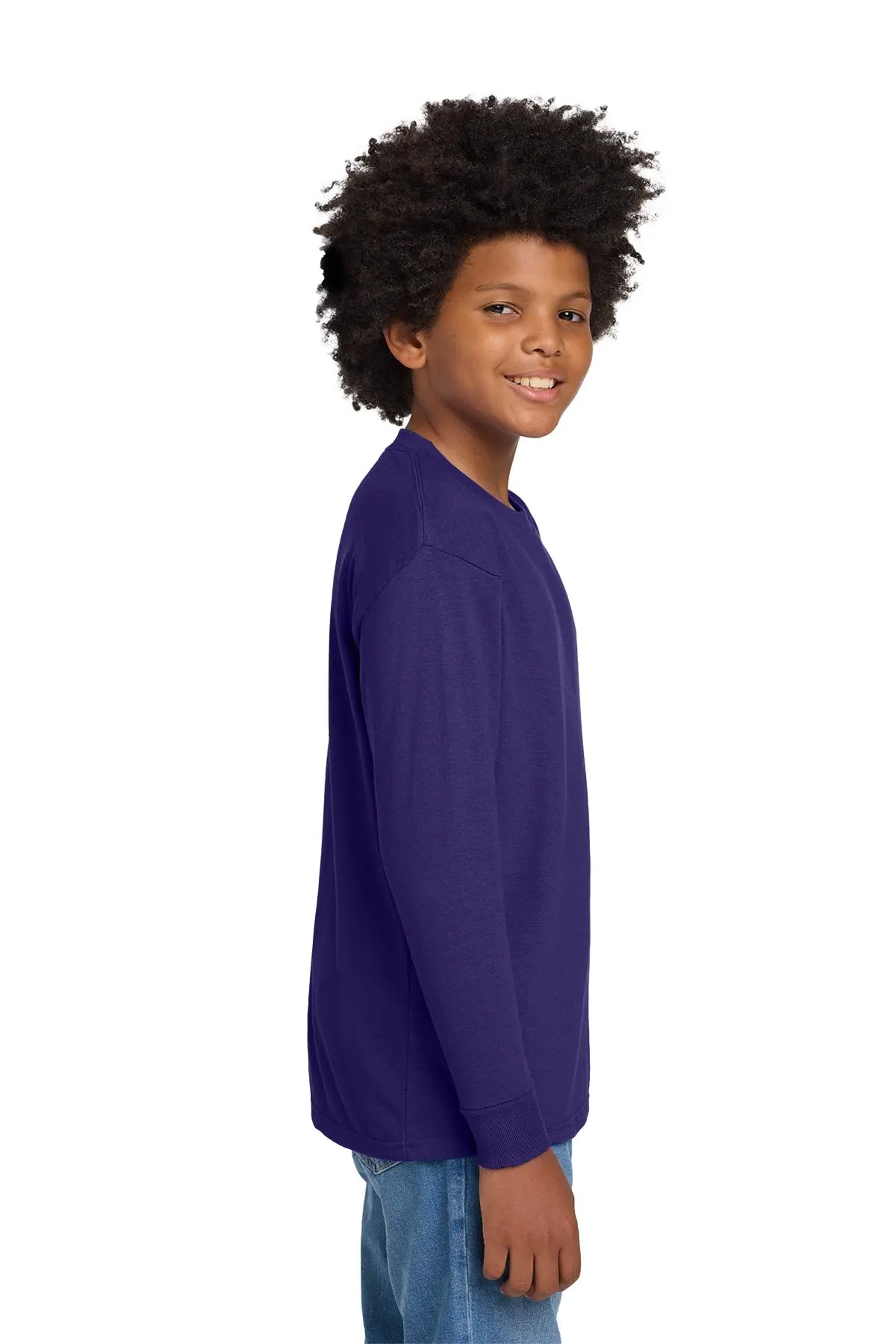 Gildan® Youth Heavy Cotton™ 100% Cotton Long Sleeve T-Shirt #5400B